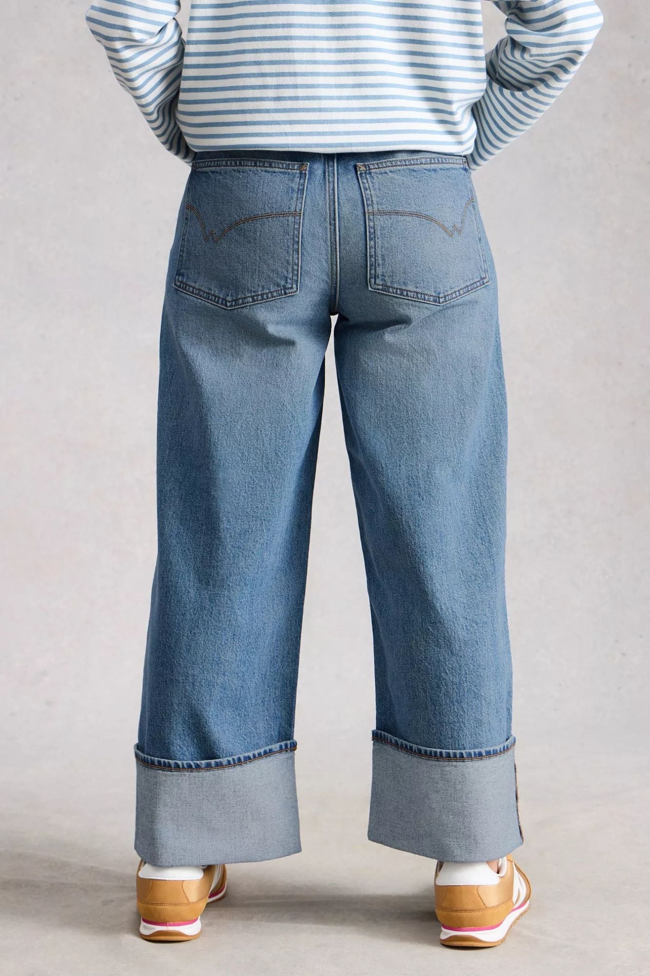 Bailey Straight Turn Up Jean