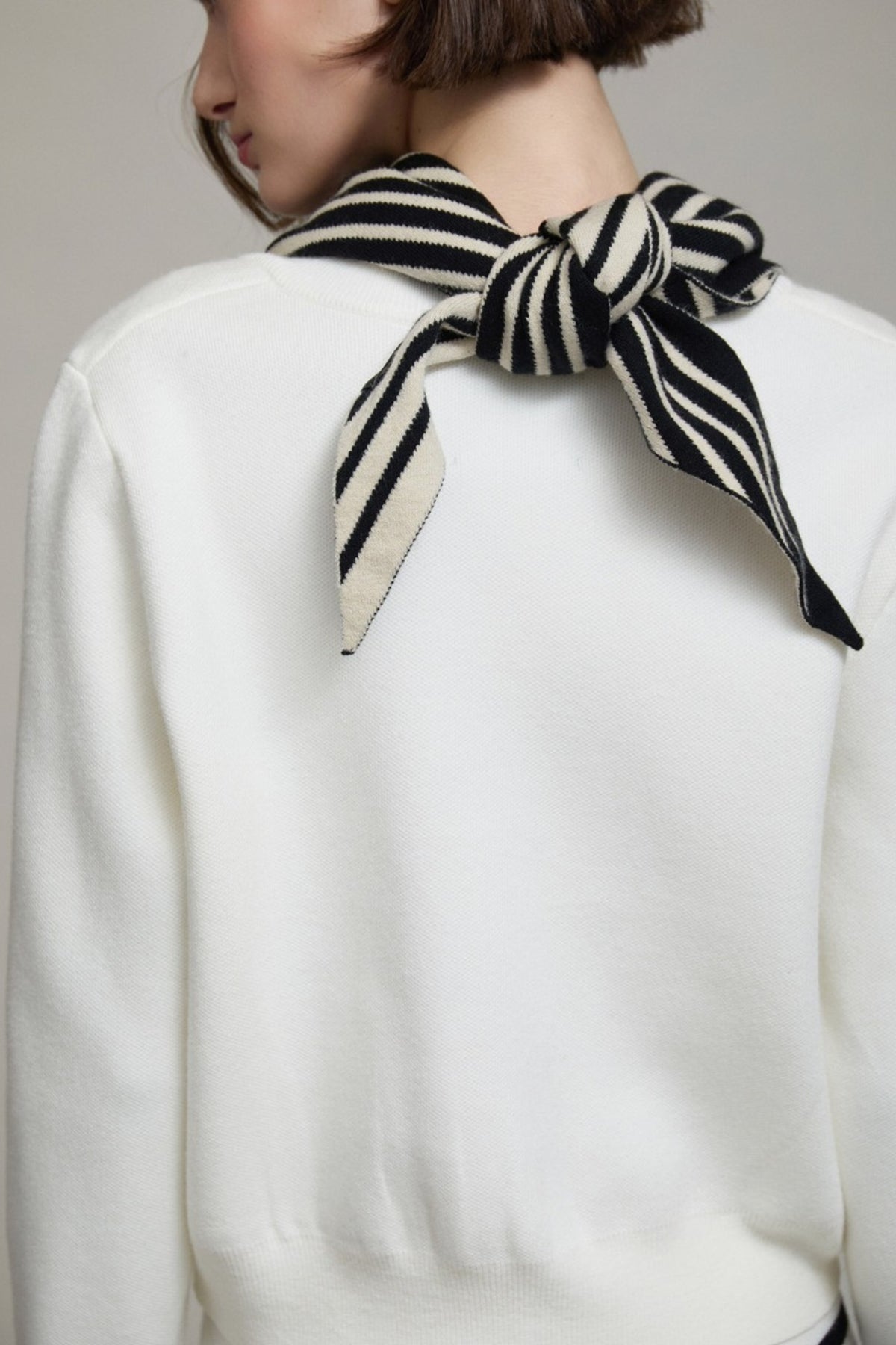Striped Jacquard Bandana