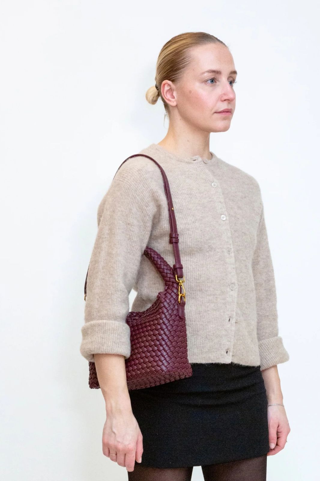 Twist Braided Soft Bag