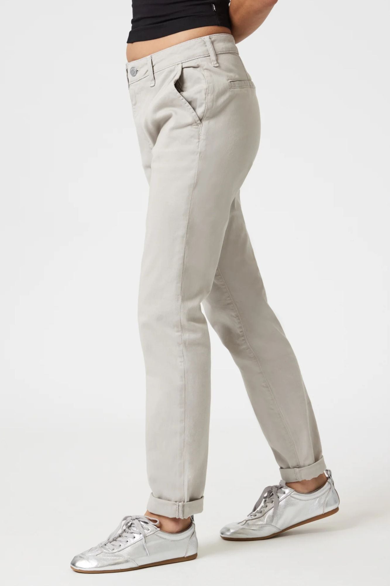 Kathleen Slim Boyfriend Chino Pants