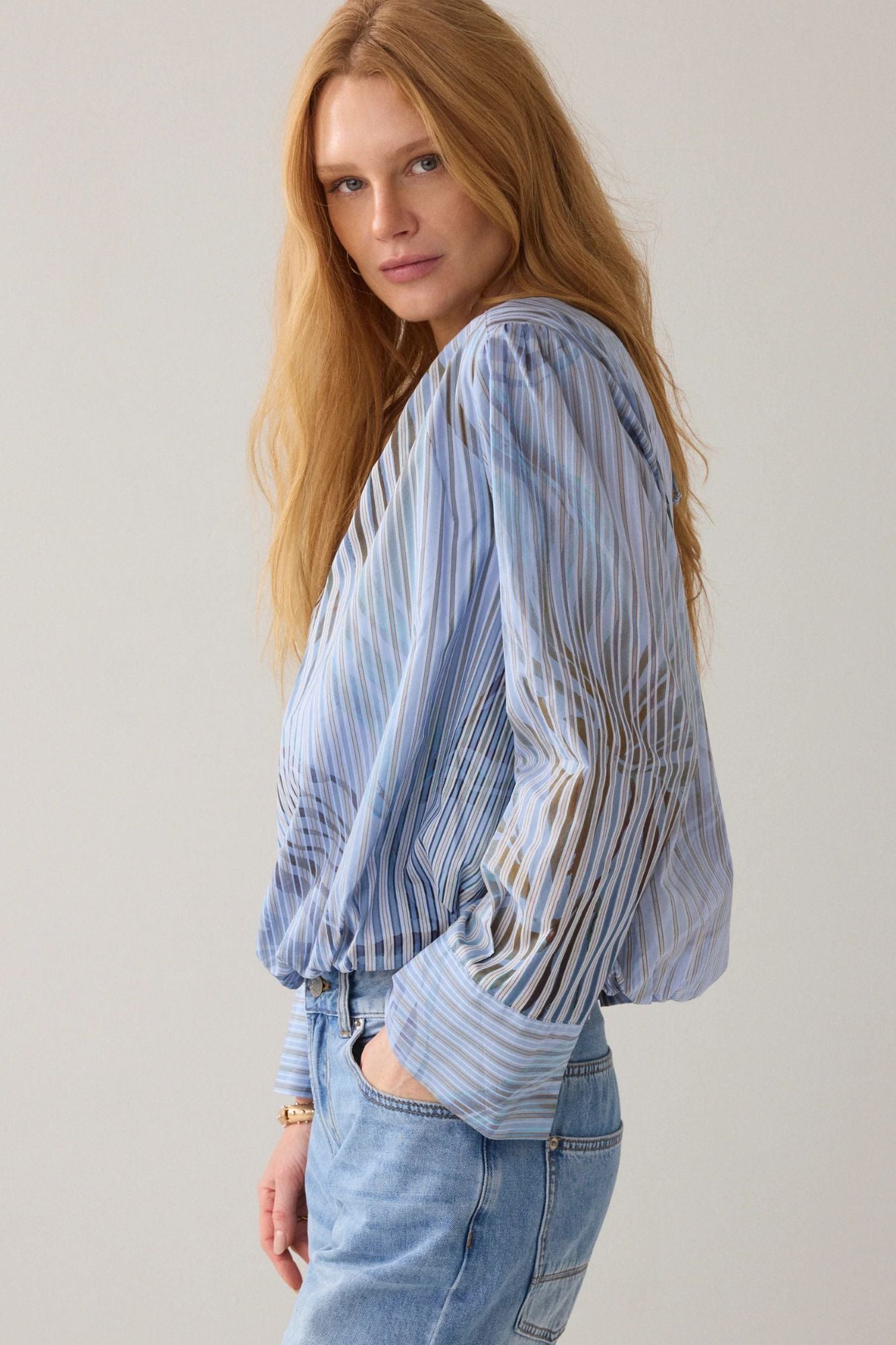 Top Flowers and Stripes
