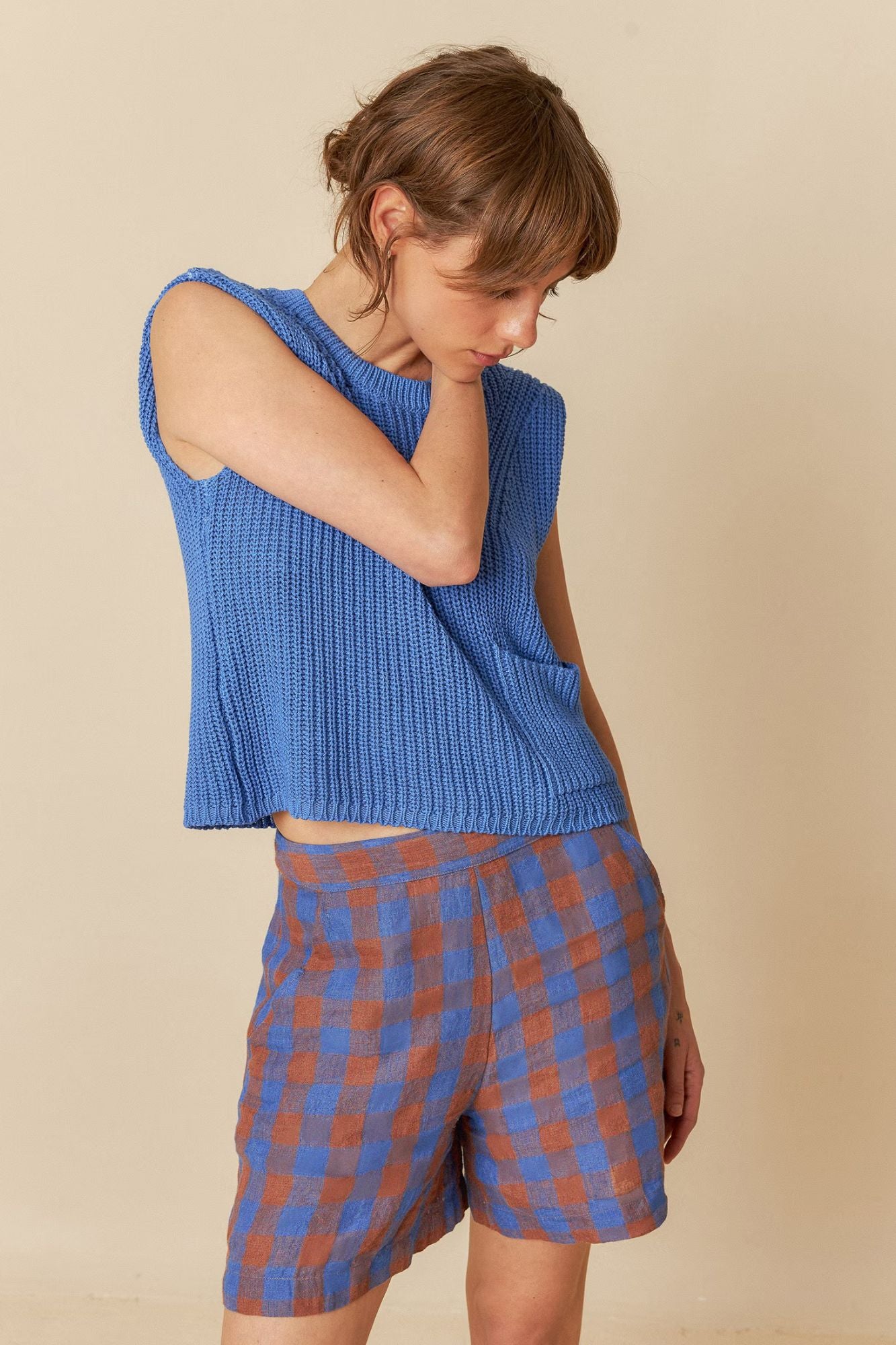 Retro Vichy Shorts
