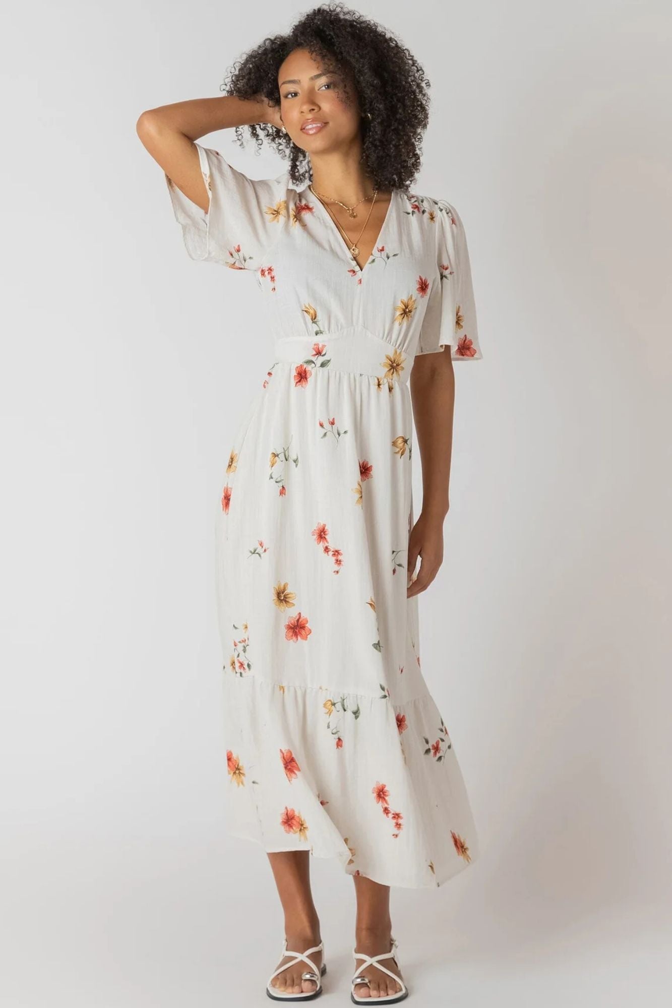 Short Sleeve Maxi Dress