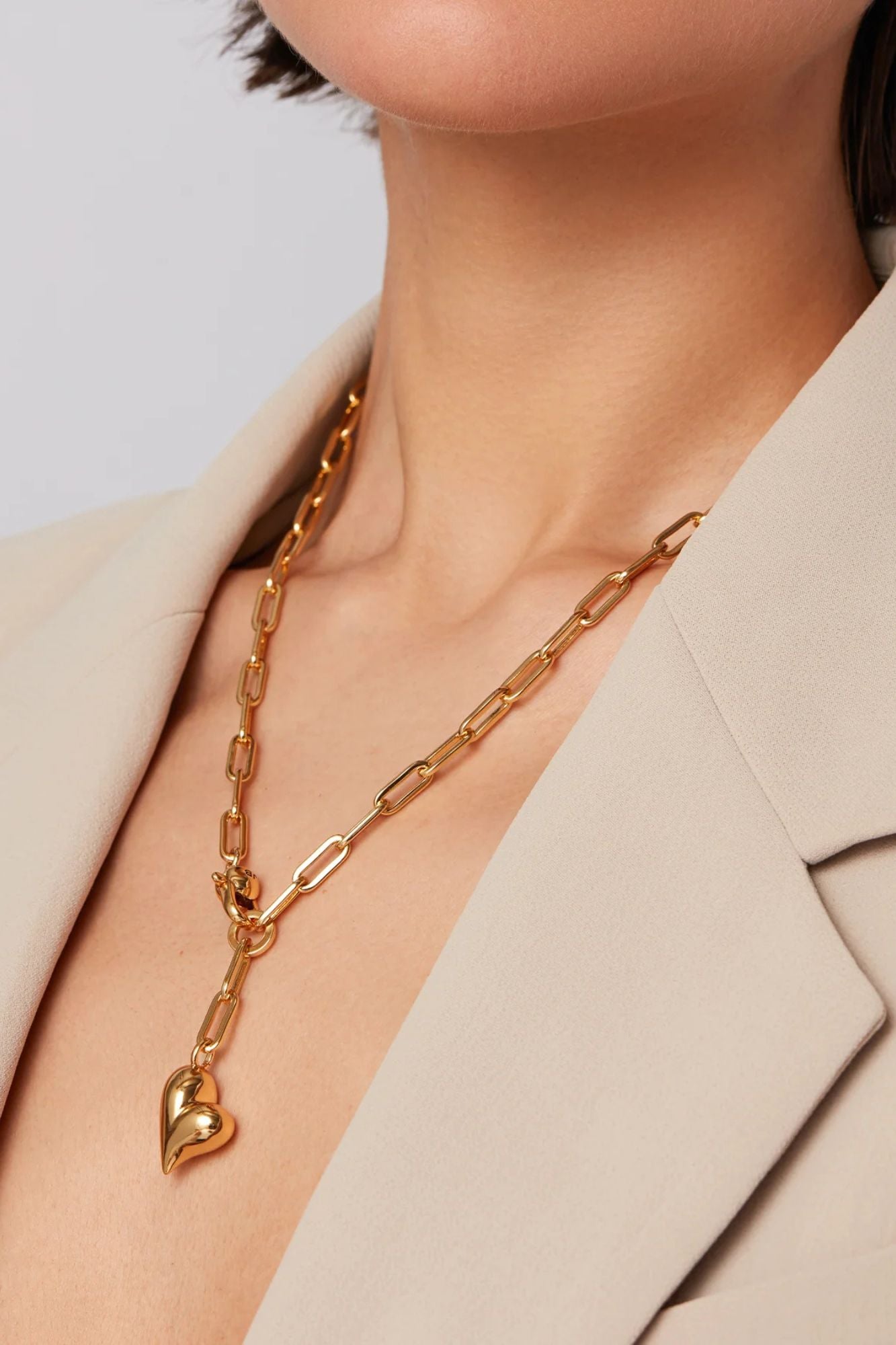 Puffy Heart Necklace