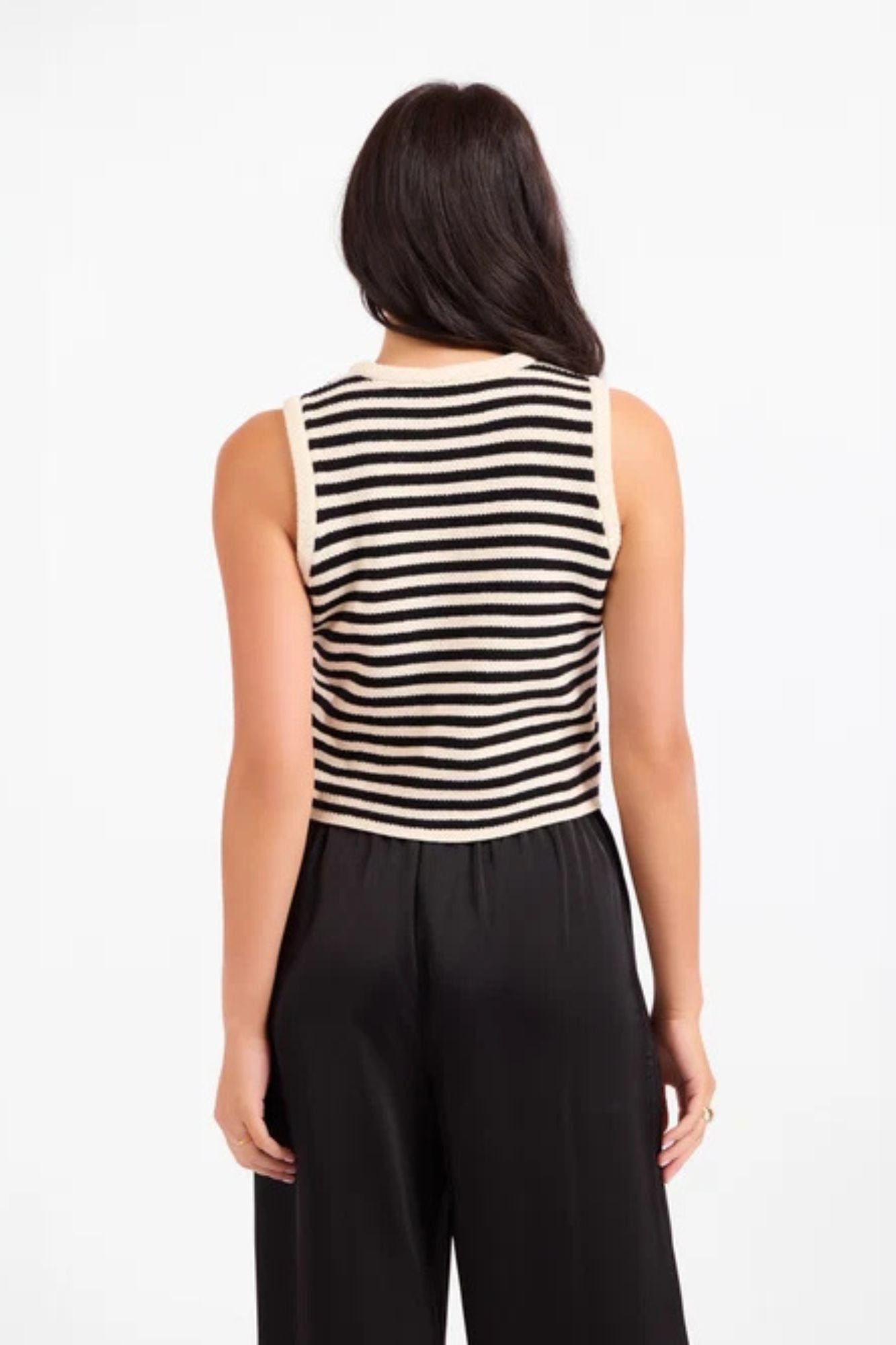 Manon Stripe Sweater Vest