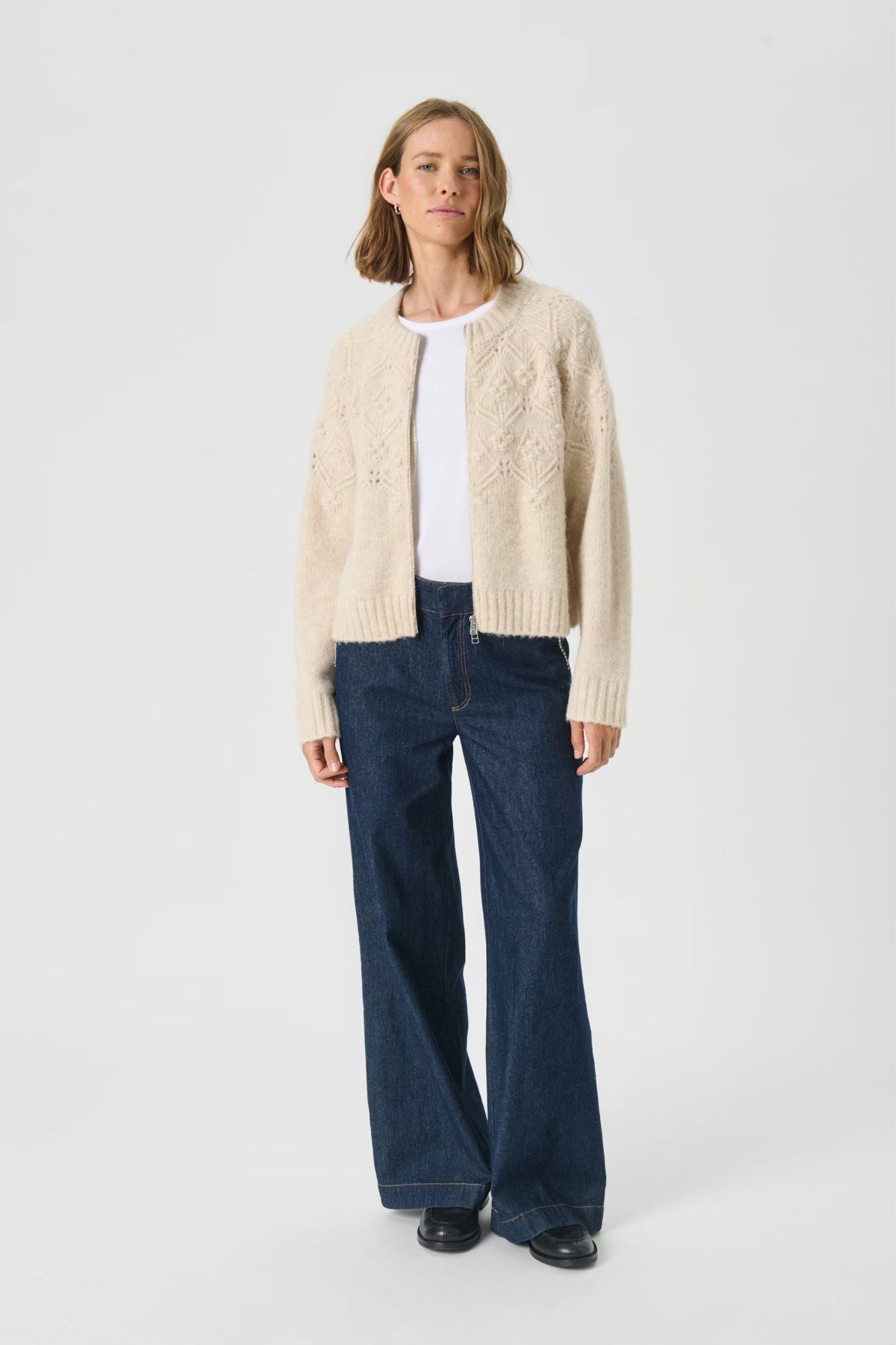 Vernie Zip Cardigan