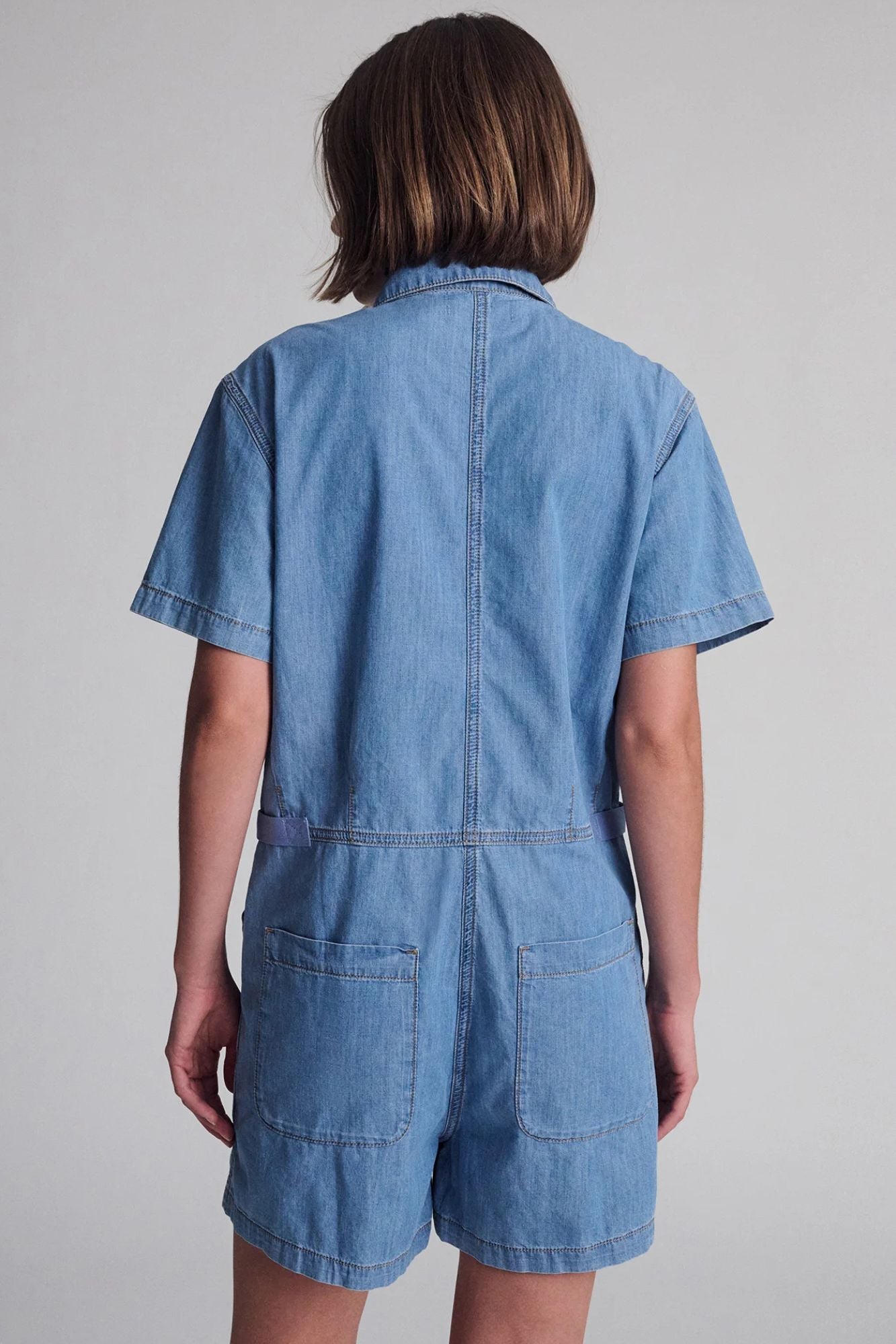 Noreen Denim Romper