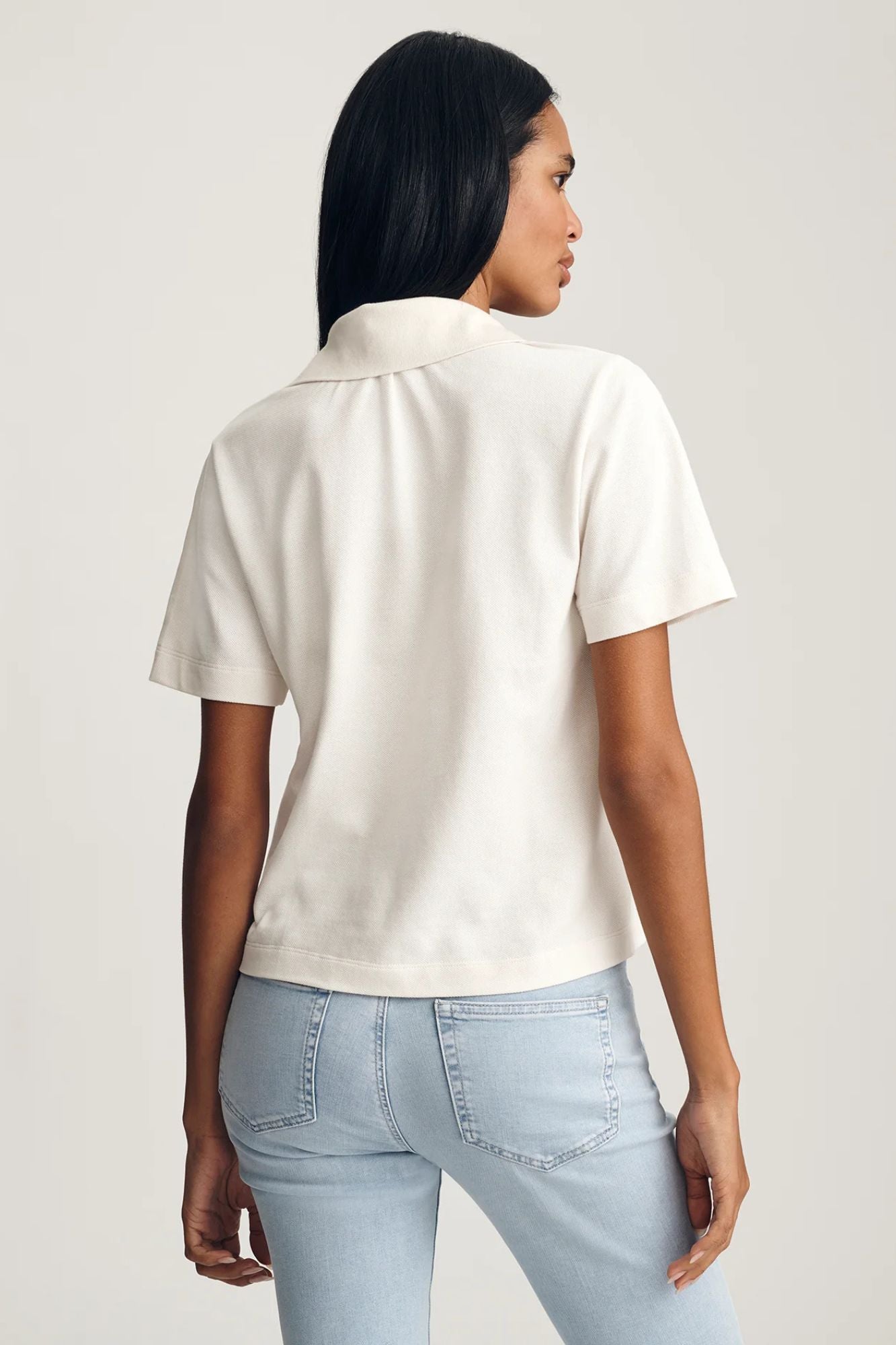 Cropped Polo T-Shirt