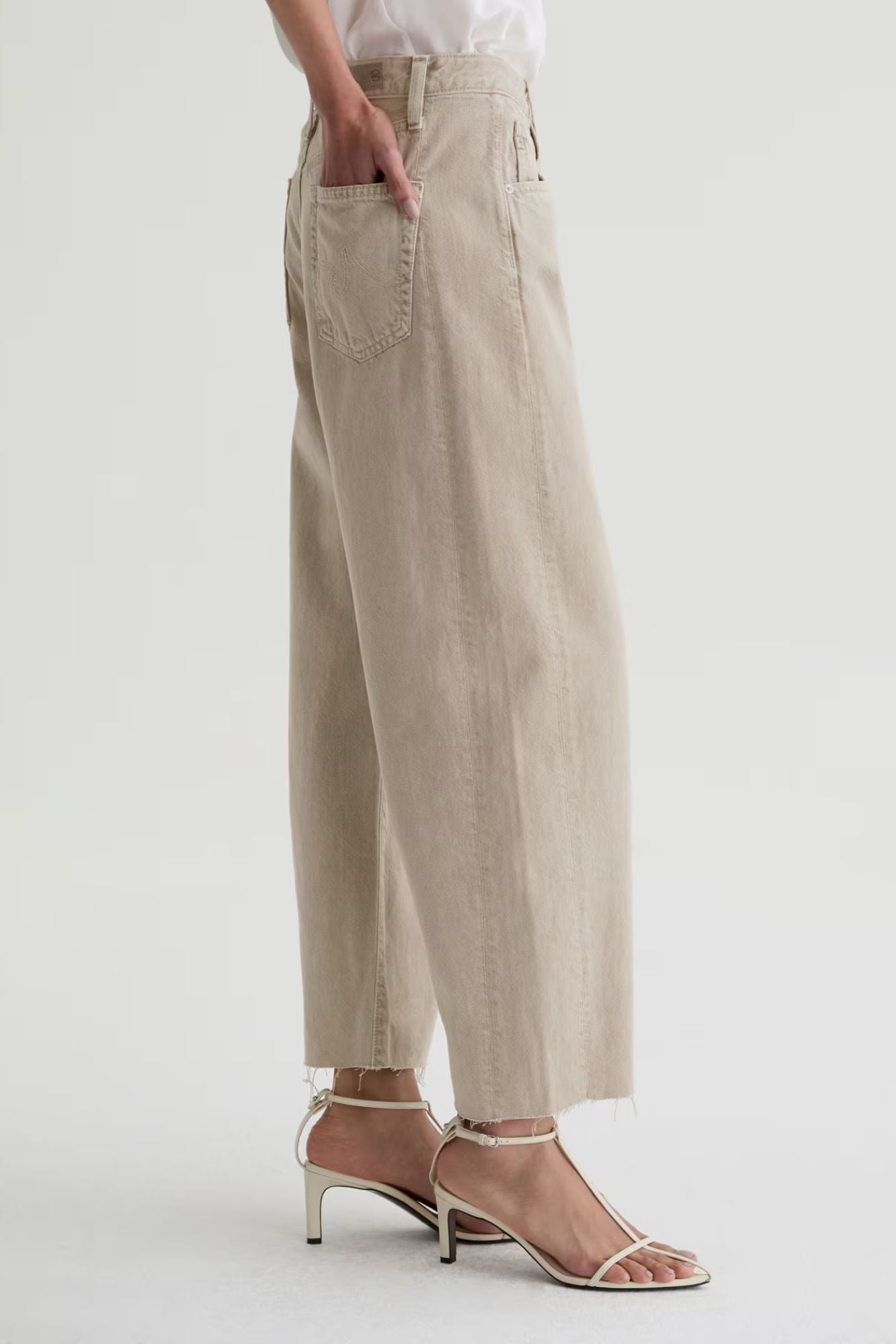 Hattie Crop High-Rise Barrel