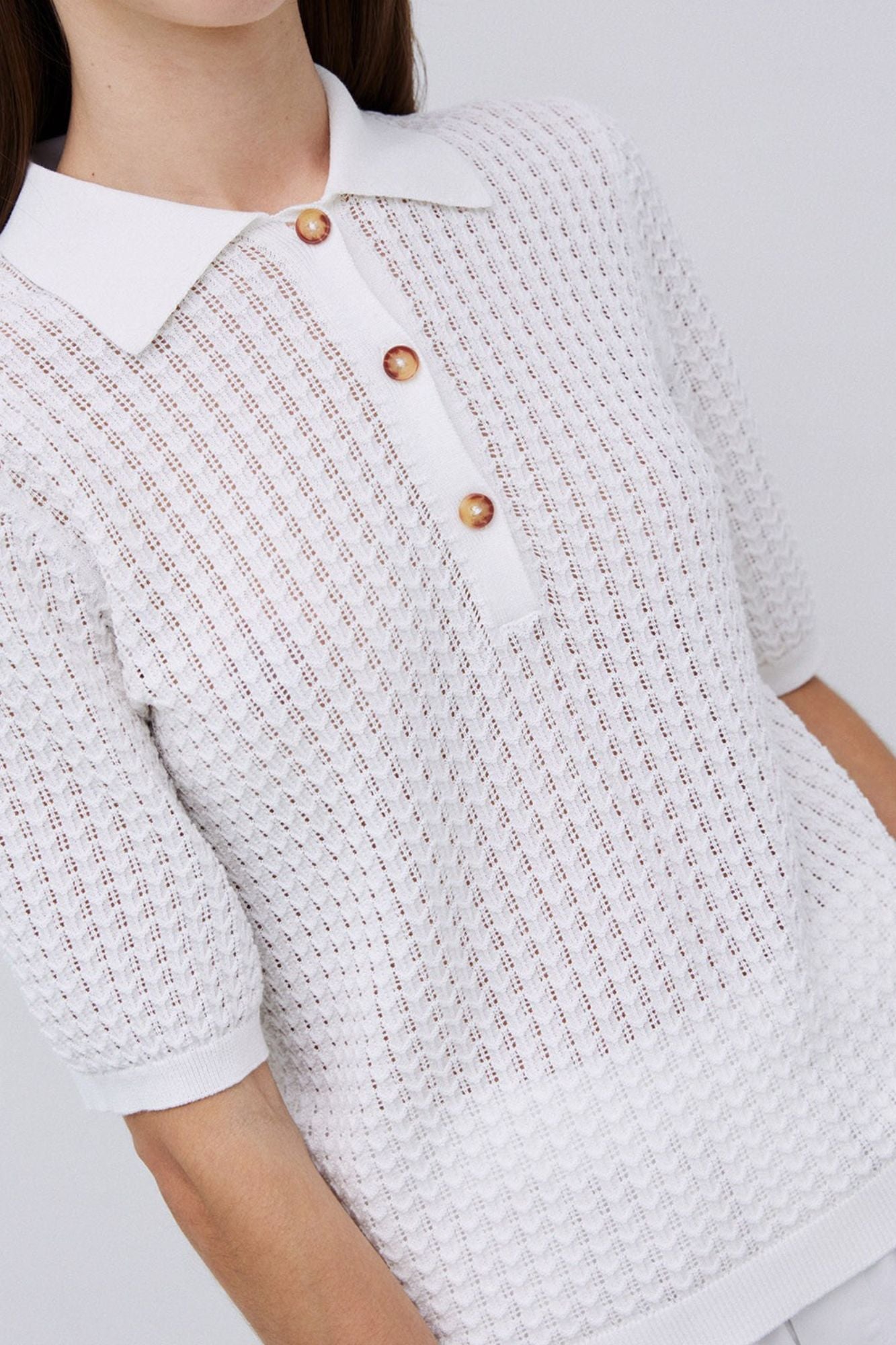 Openwork Knit Jumper