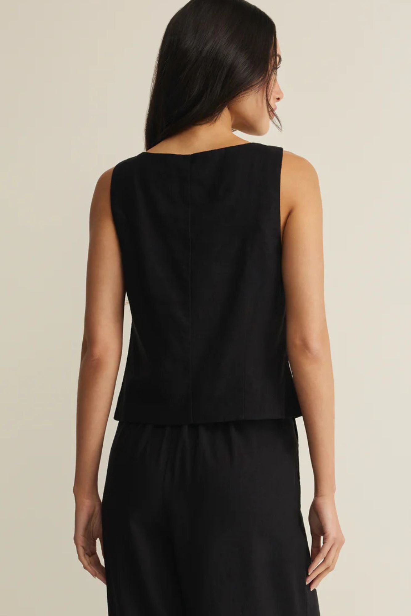 Roman Linen Vest