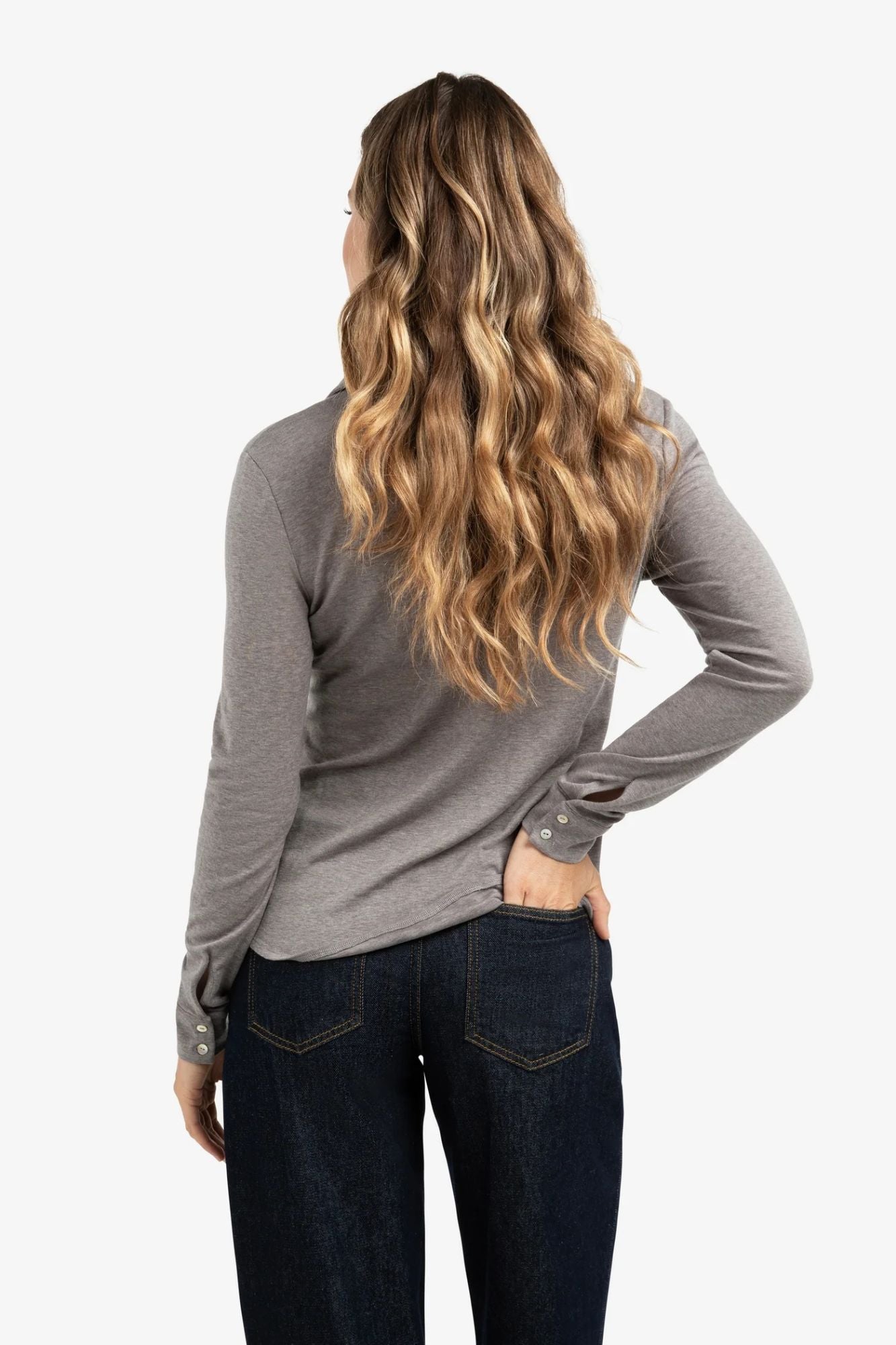 Jersey Melange Blouse