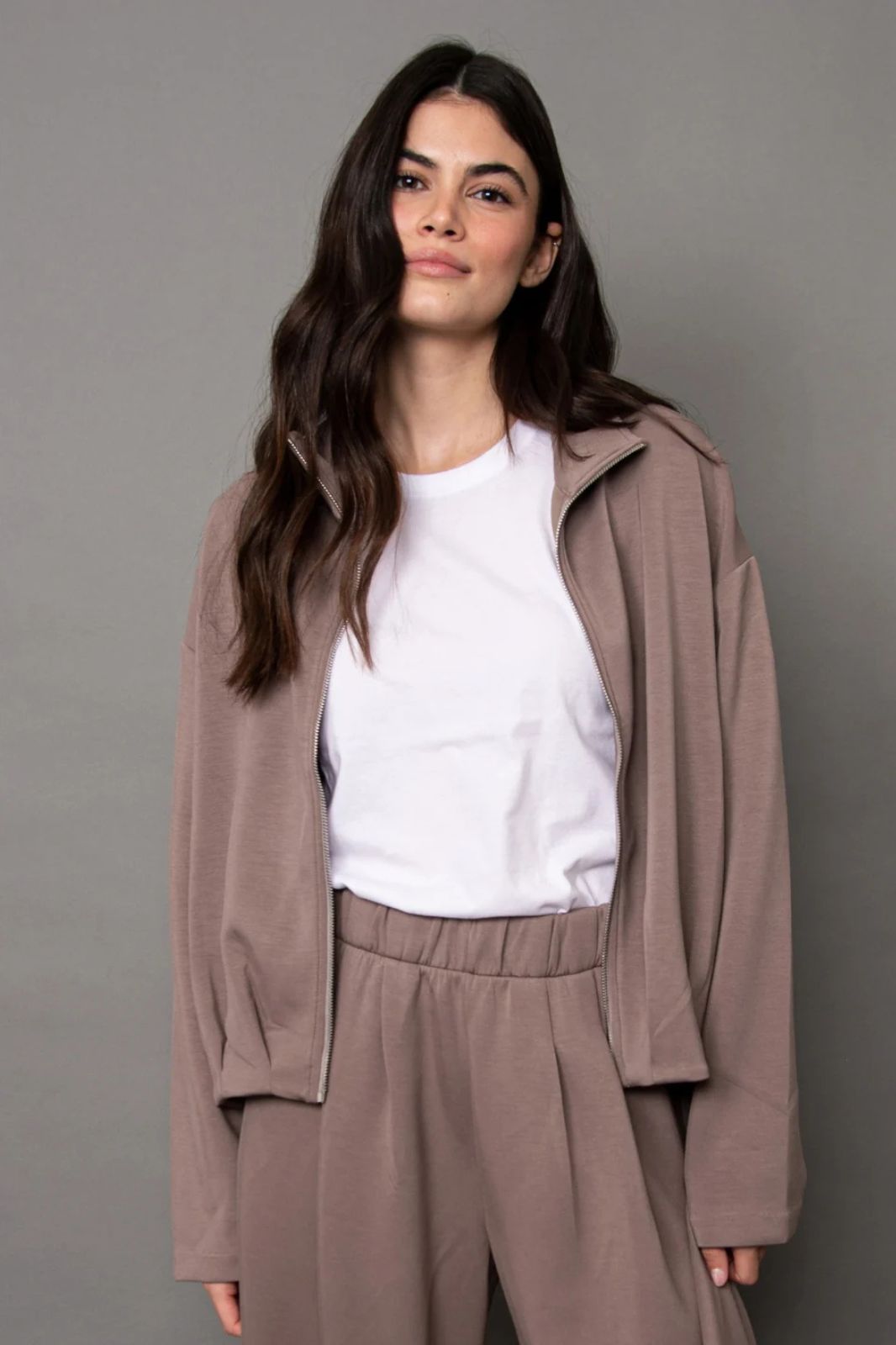 Midora Zip Bubble Top