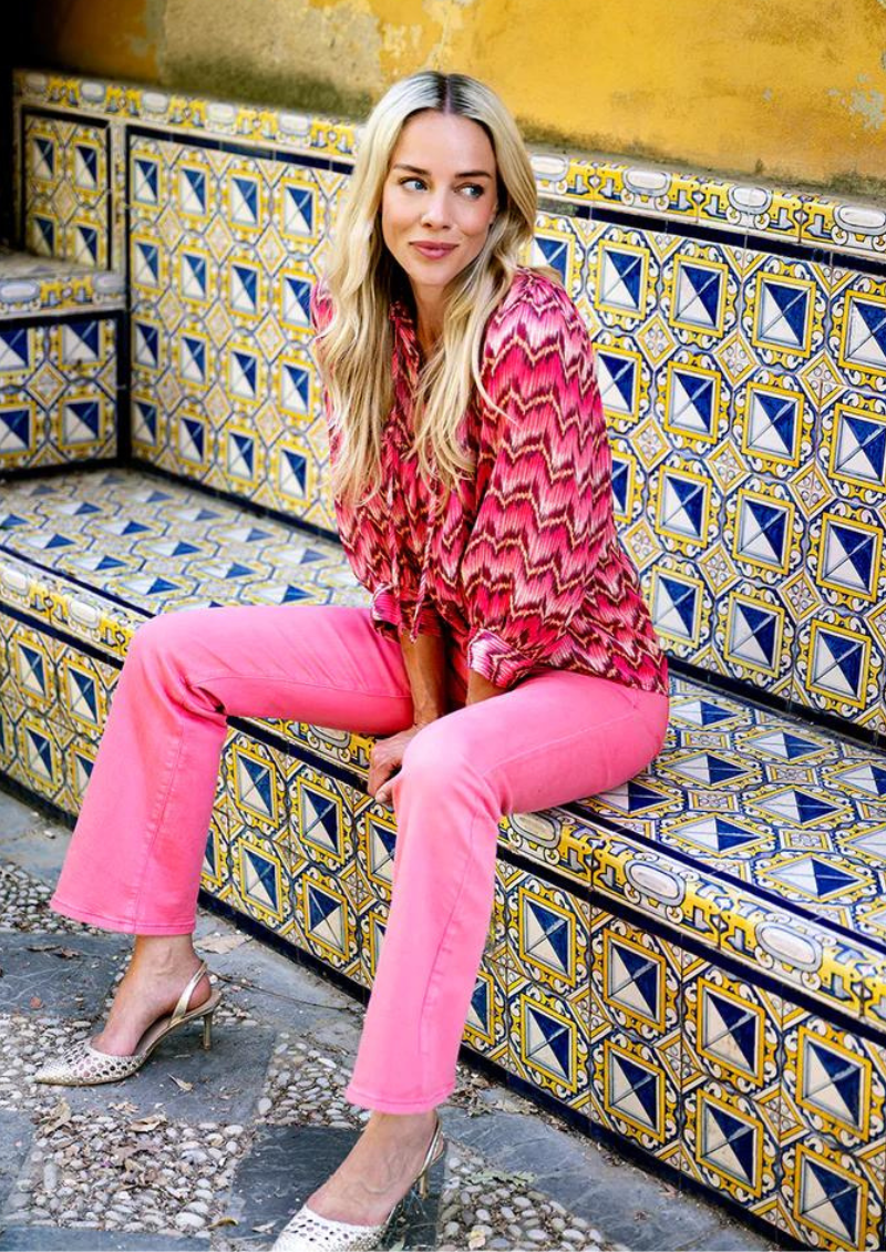 Chemisier imprimé Emy