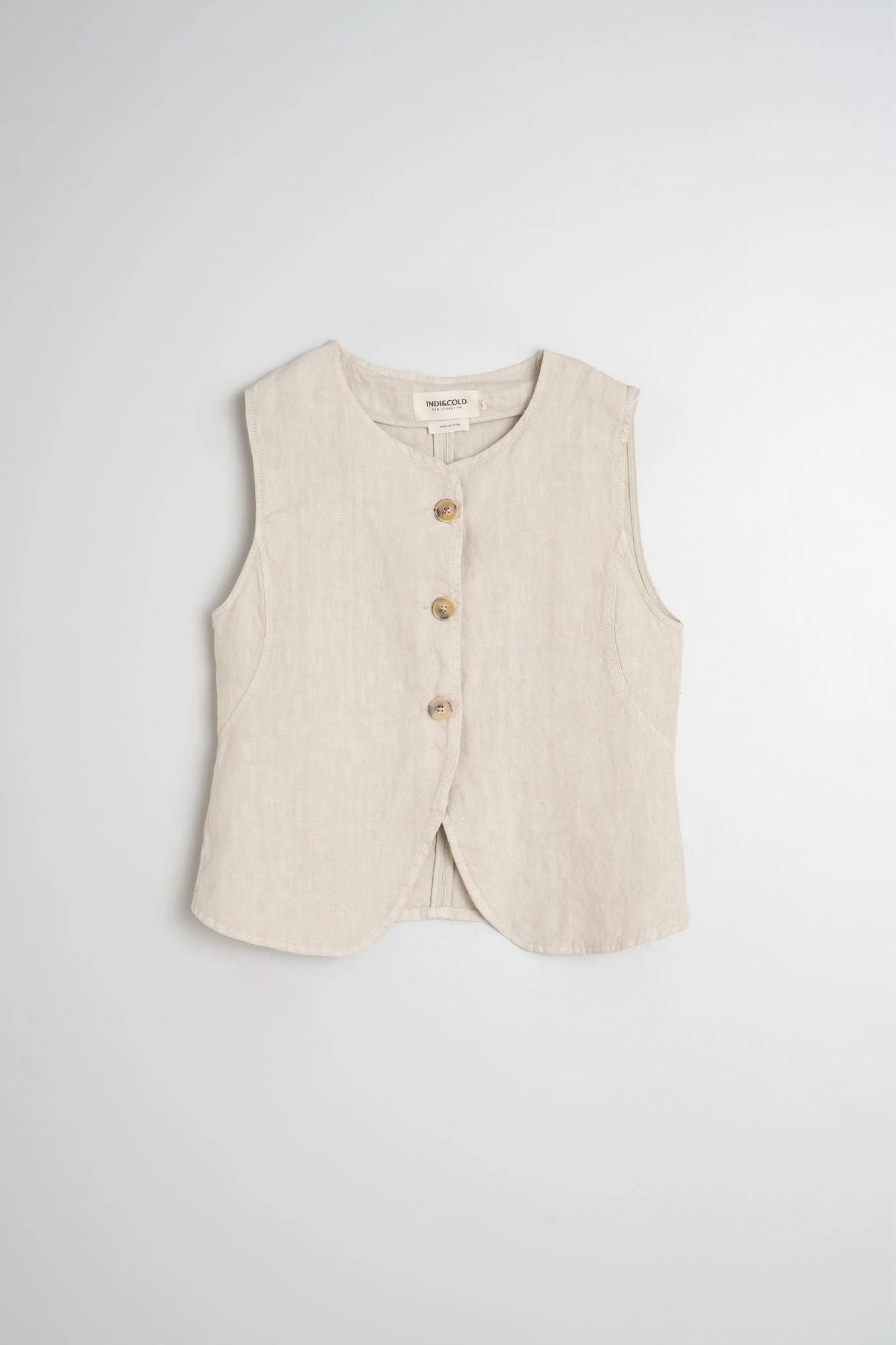 Linen Vest