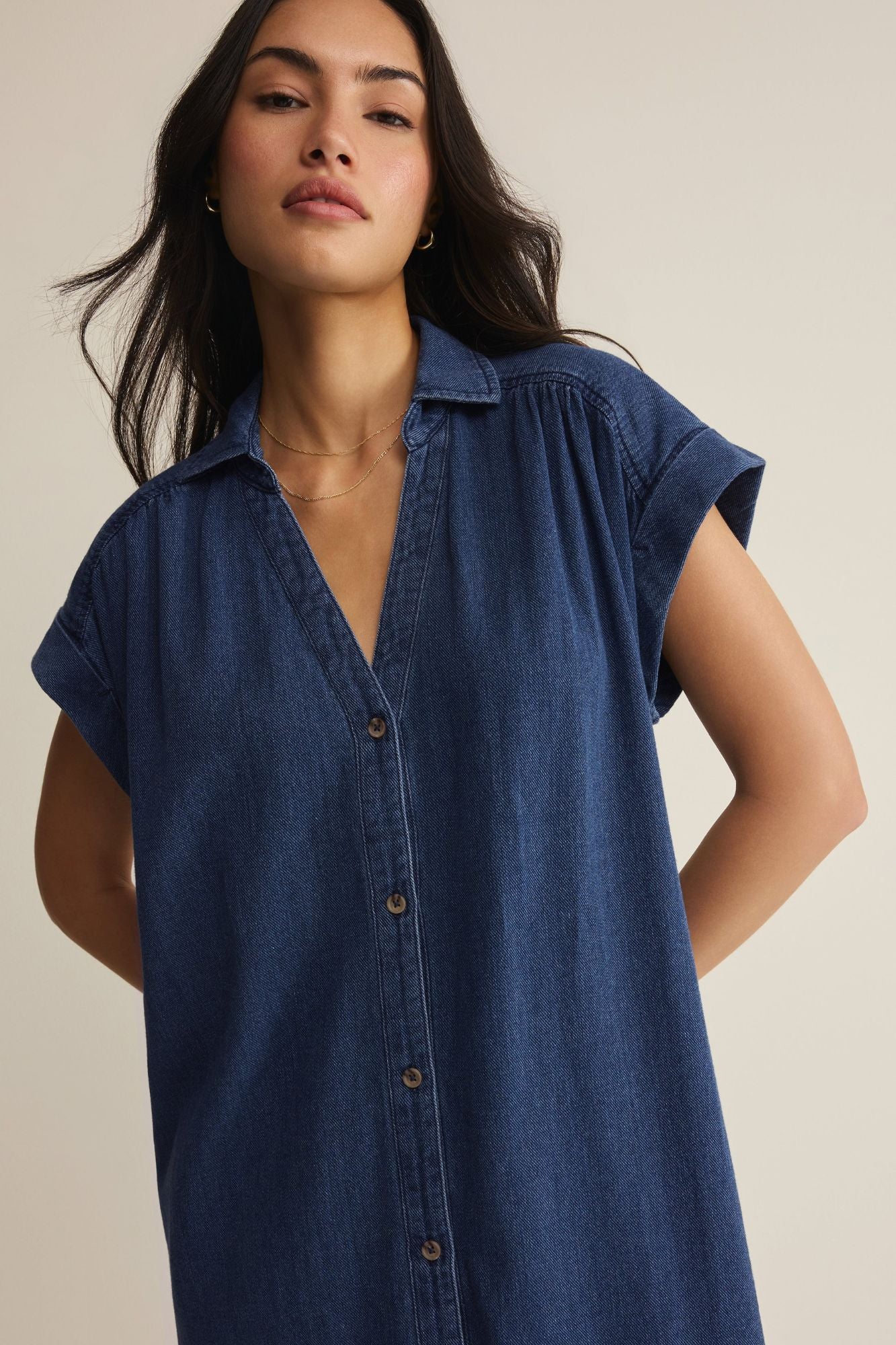 Shellbound Twill Dress