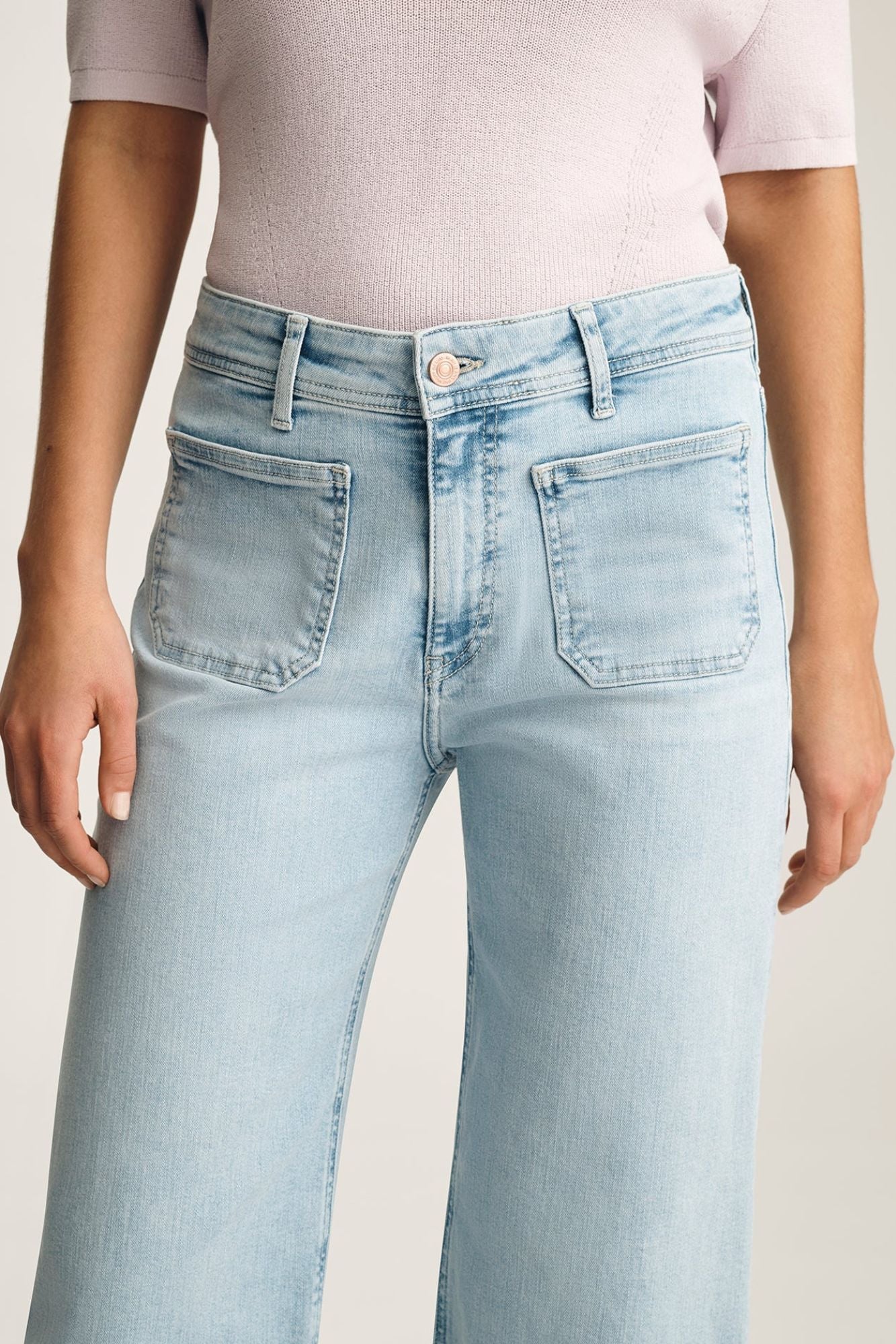 Paloma Marine Wide Leg Jeans