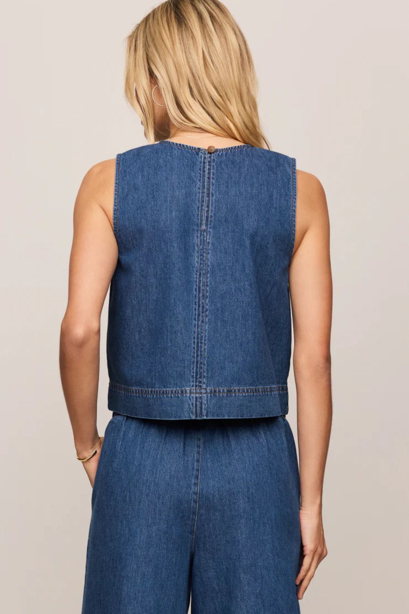 Sun Seeker Denim Tank