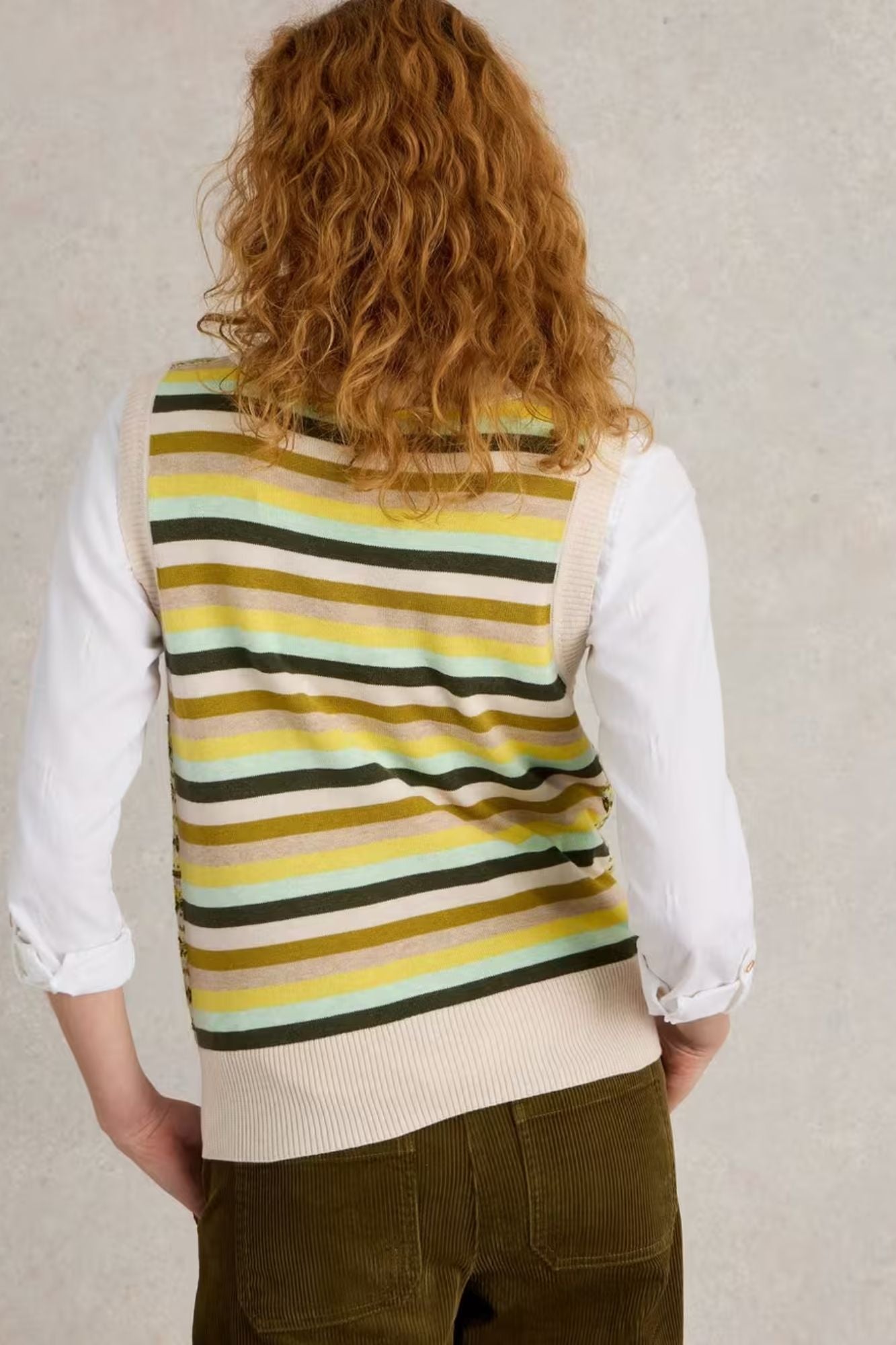 Fairisle Stripe Vest