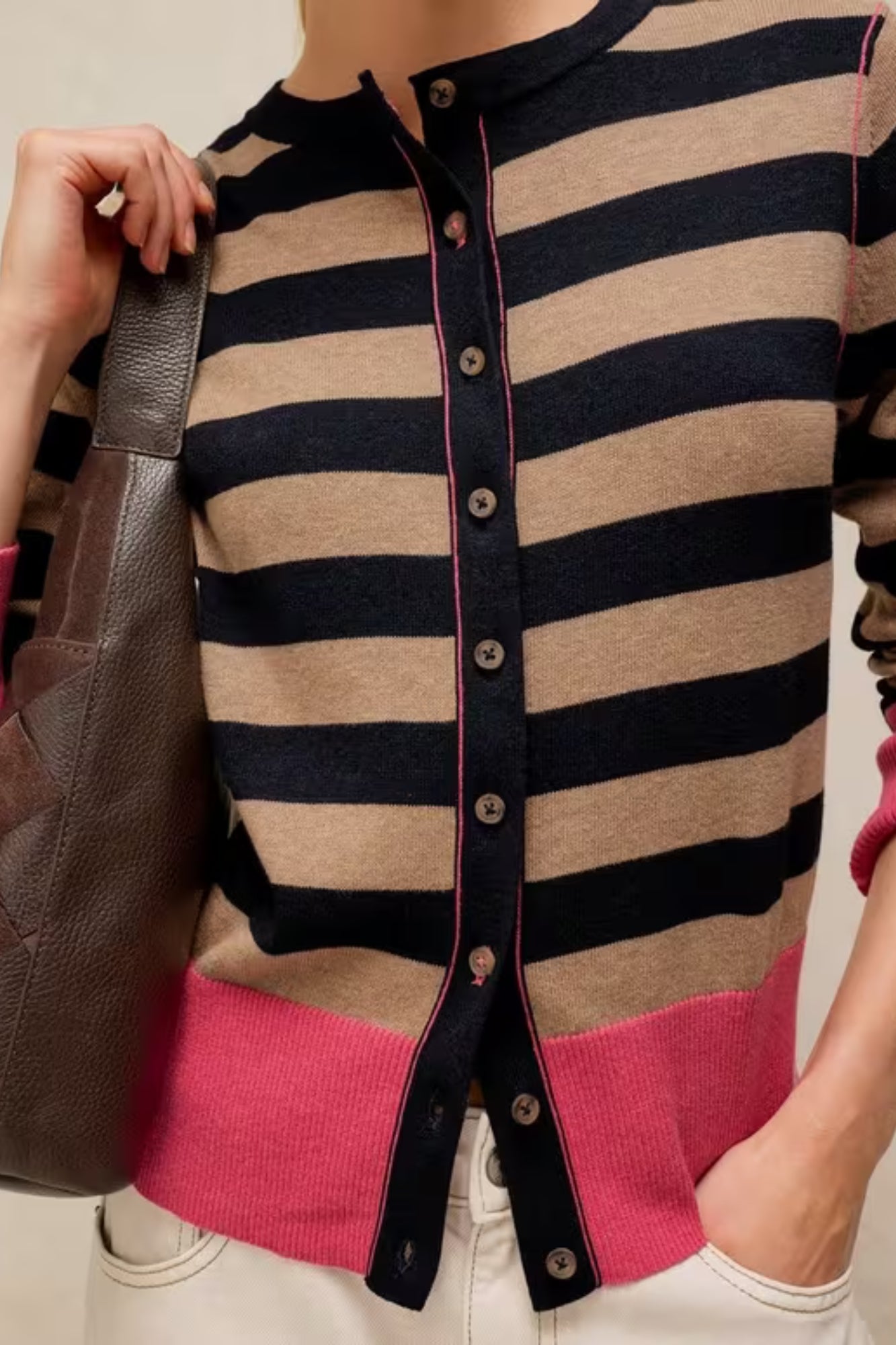 Lois Stripe Cardi