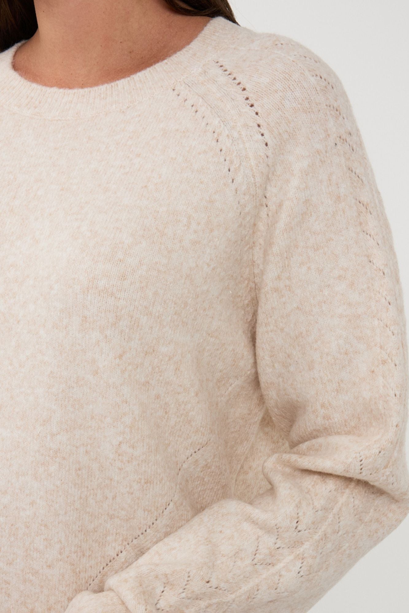 Sweater Raglan Ajour