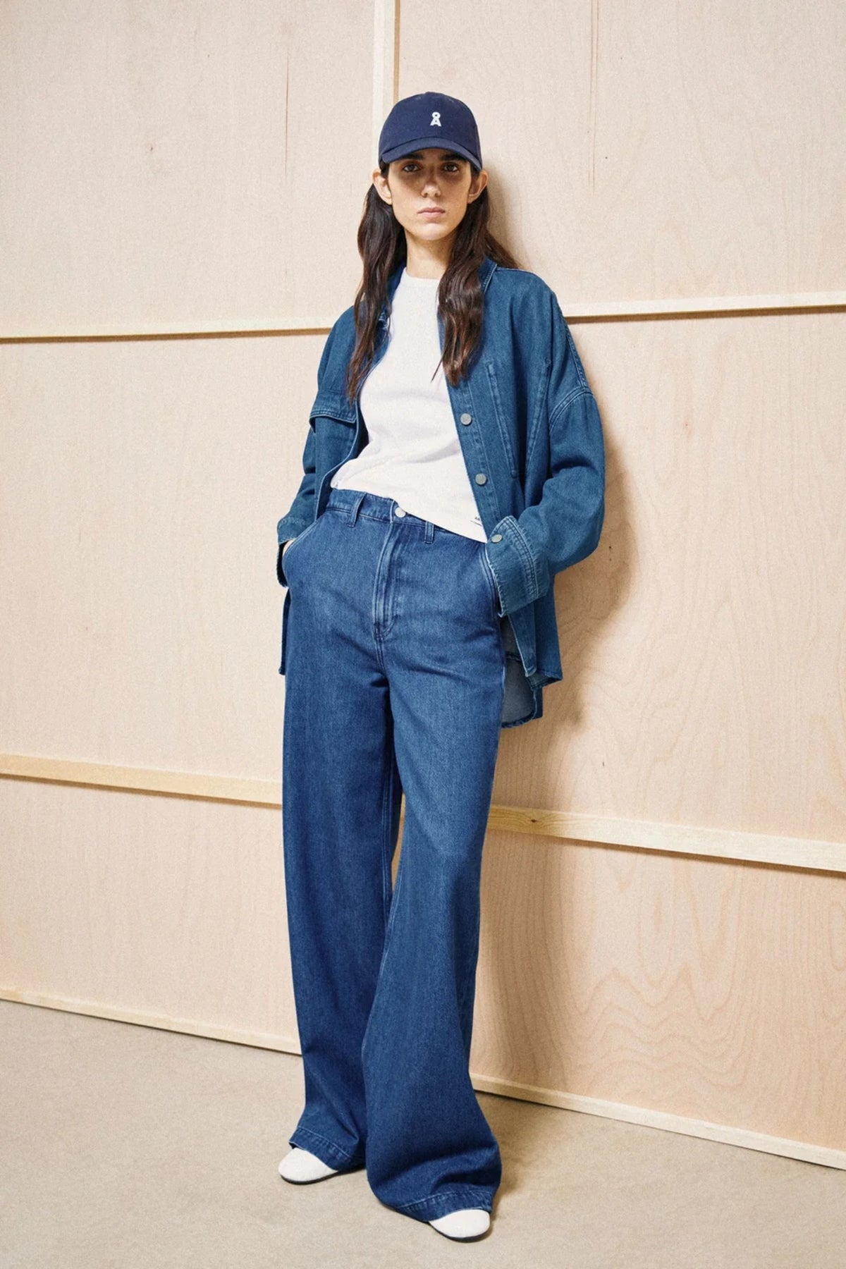 Wide Leg Denim Pant