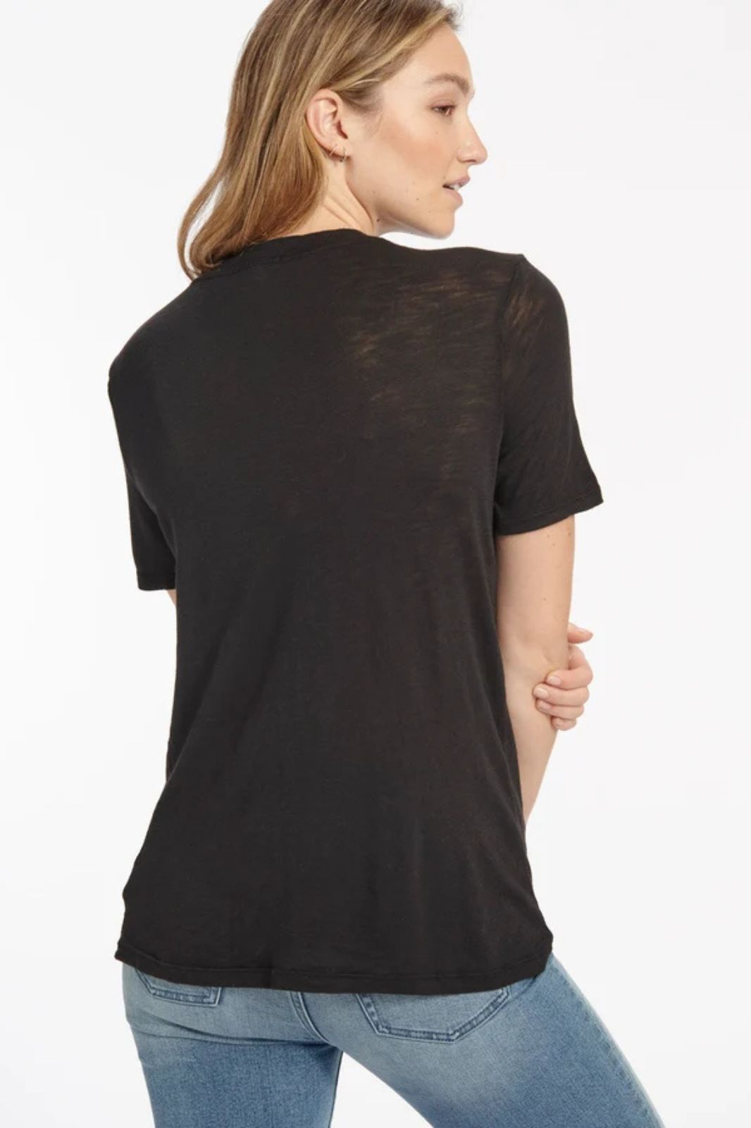 Everly Slub V-Neck Tee