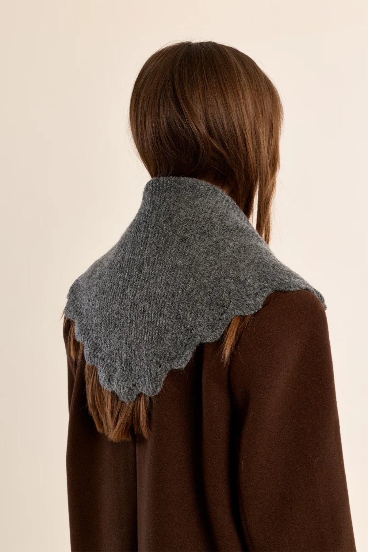 Knitted Collared Scarf