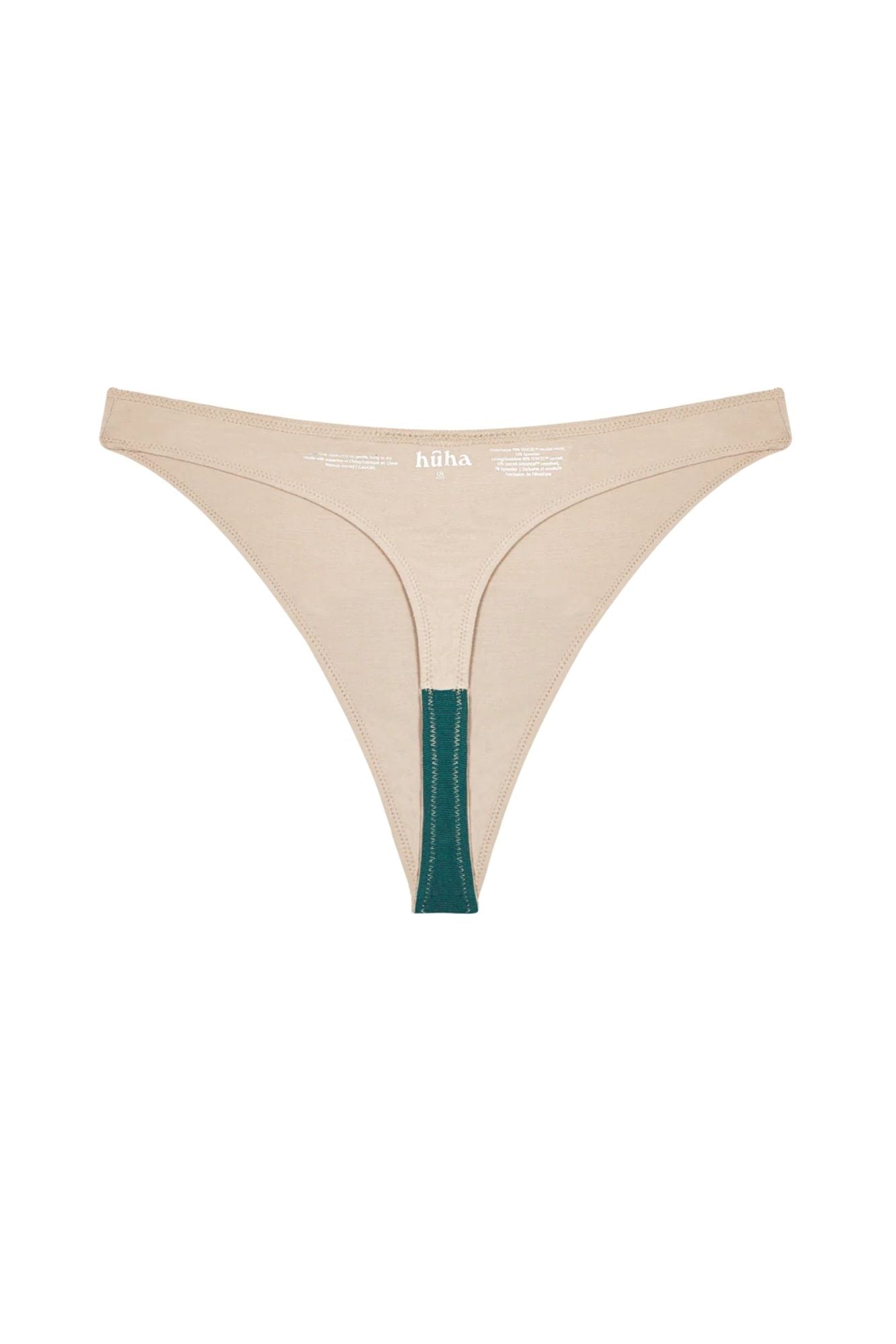 High Rise Thong Mineral Undies | Beige