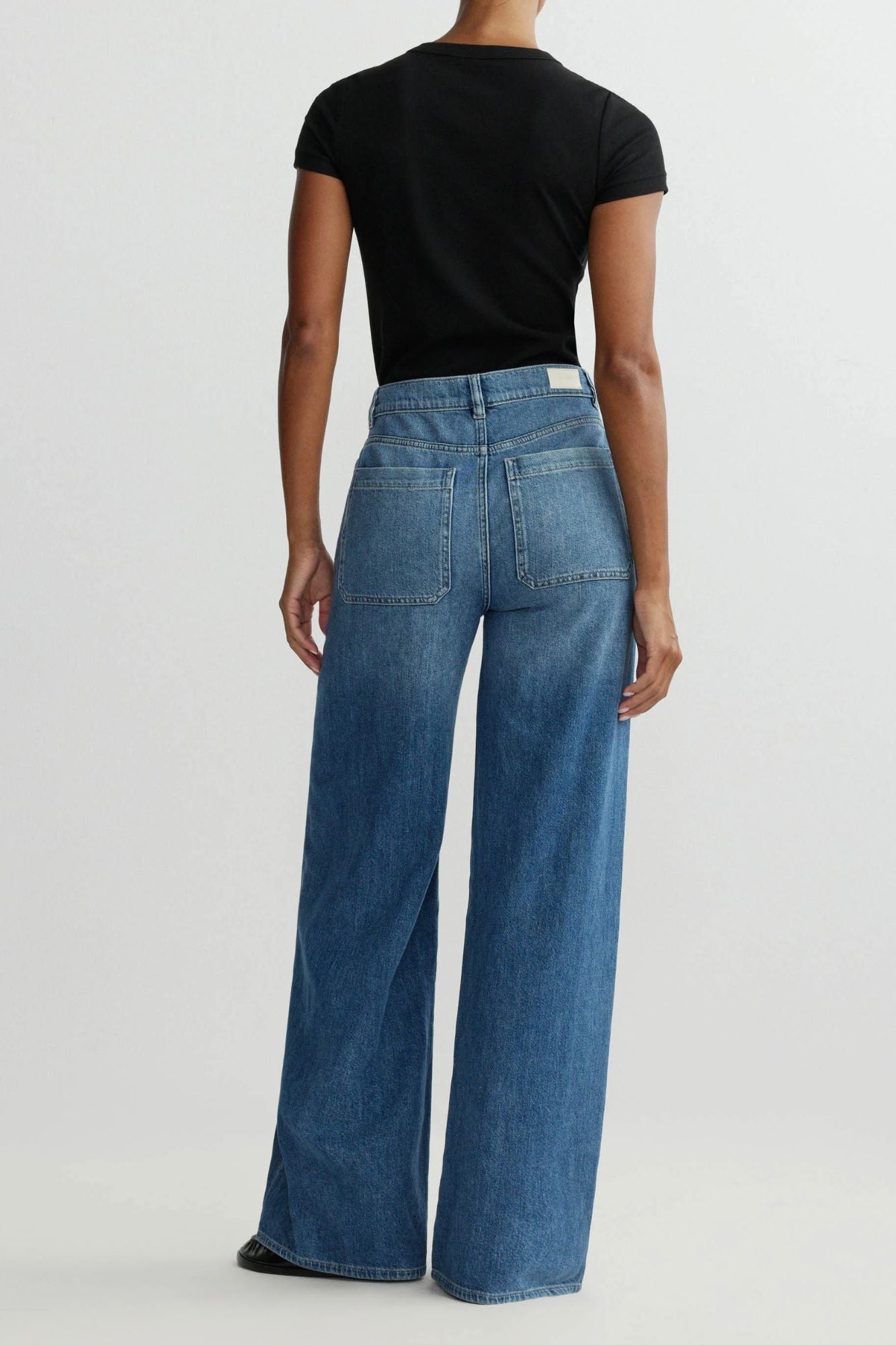 Hepburn Wide Leg High Rise Jeans