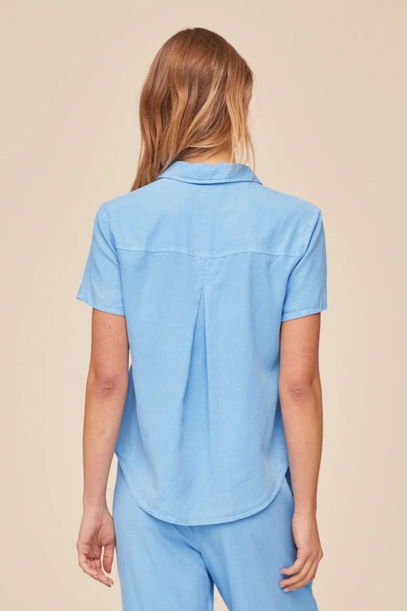 Short Sleeve Pocket Button Down Shirt