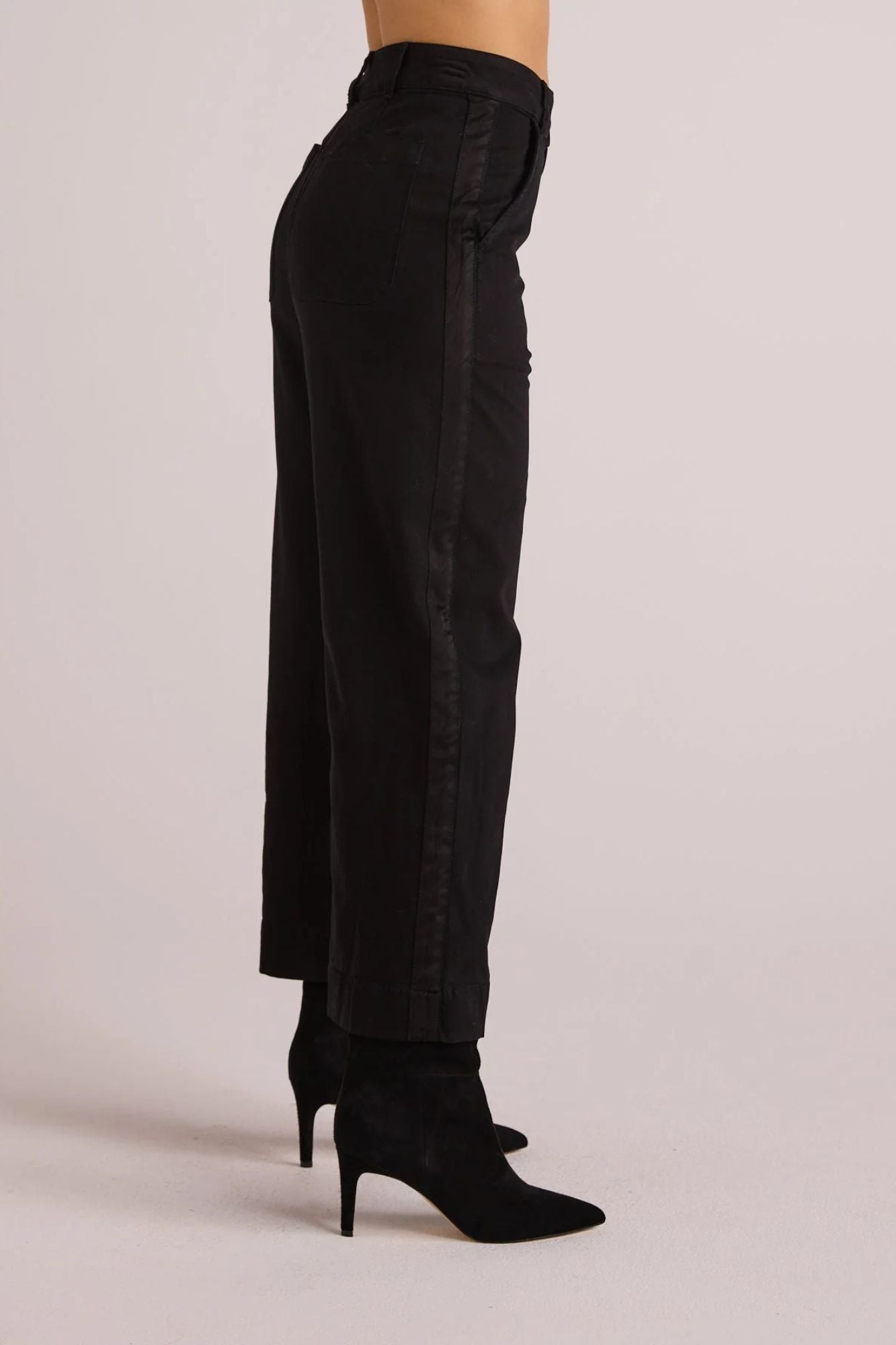 Saige Tux Stripe Crop Pant