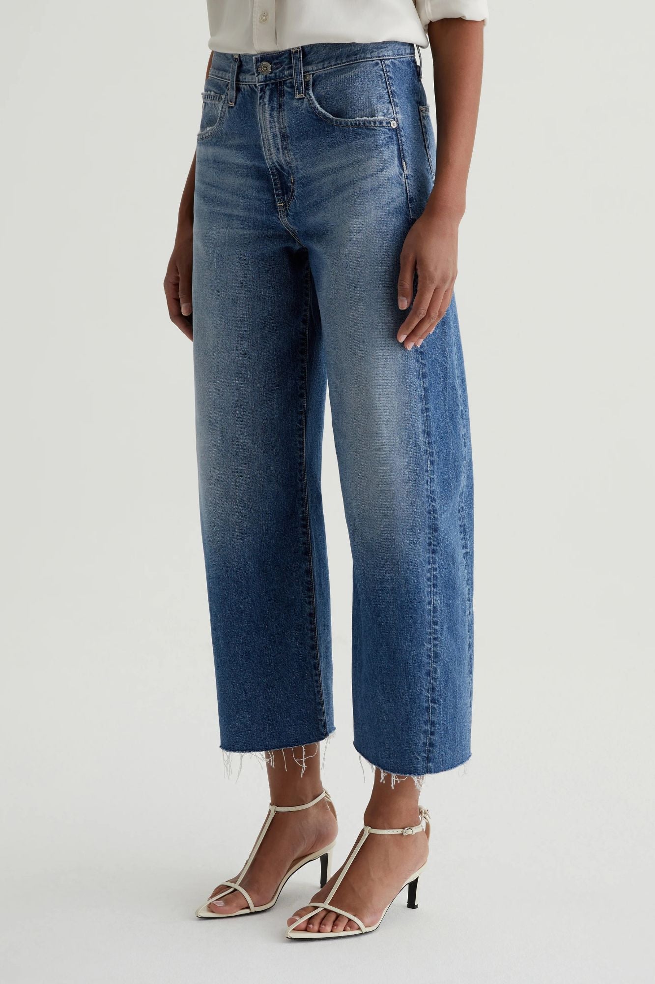 Hattie Crop High-Rise Barrel