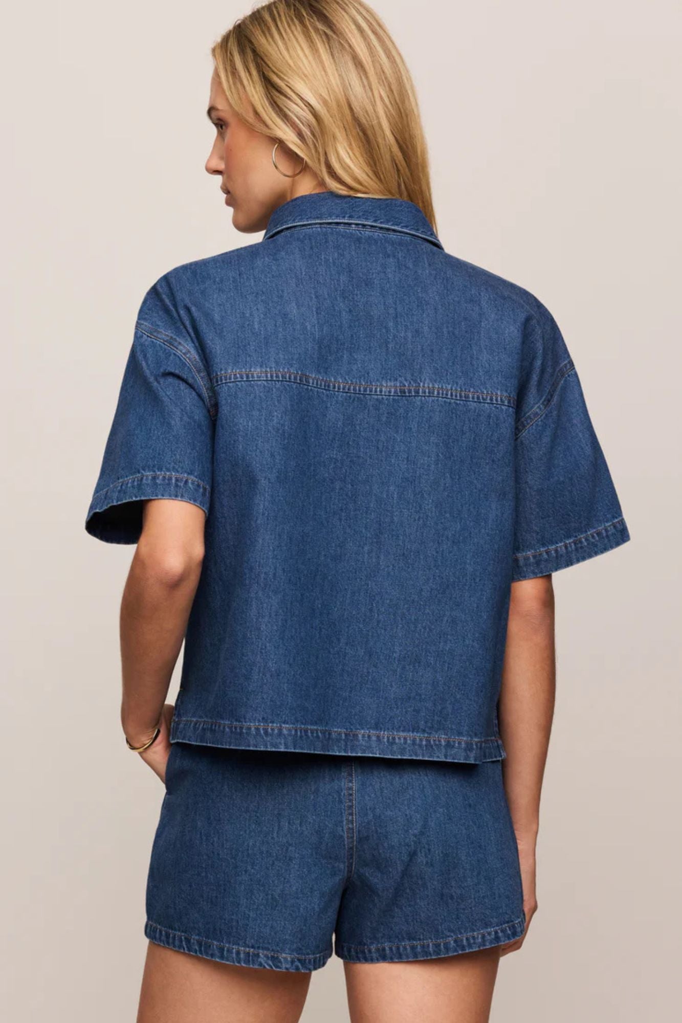 Everyday Denim Button Up