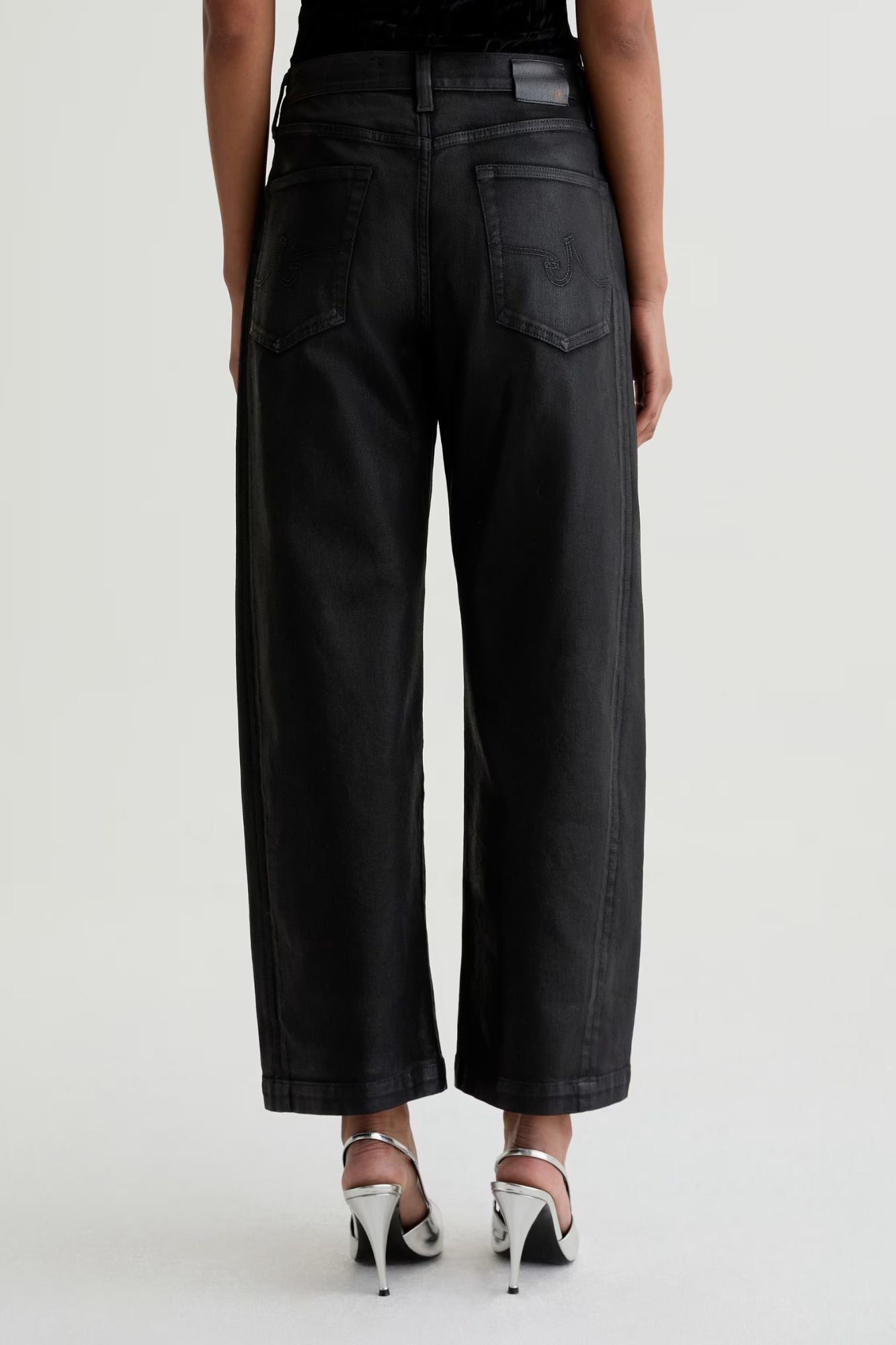 Hattie Crop High-Rise Barrel