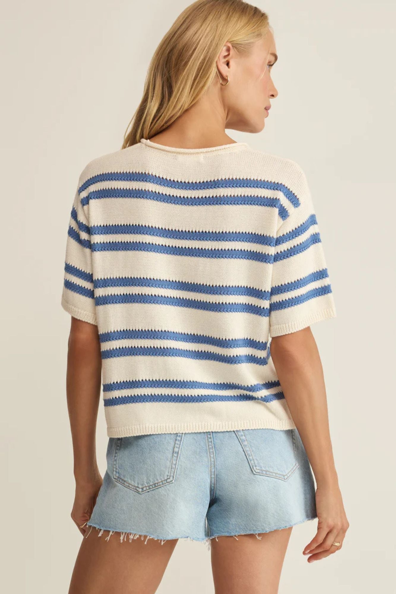 Prado Striped Sweater Top
