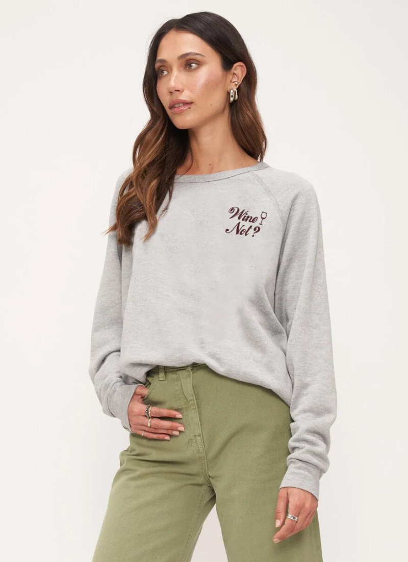 Sweat inversé Vin Olive