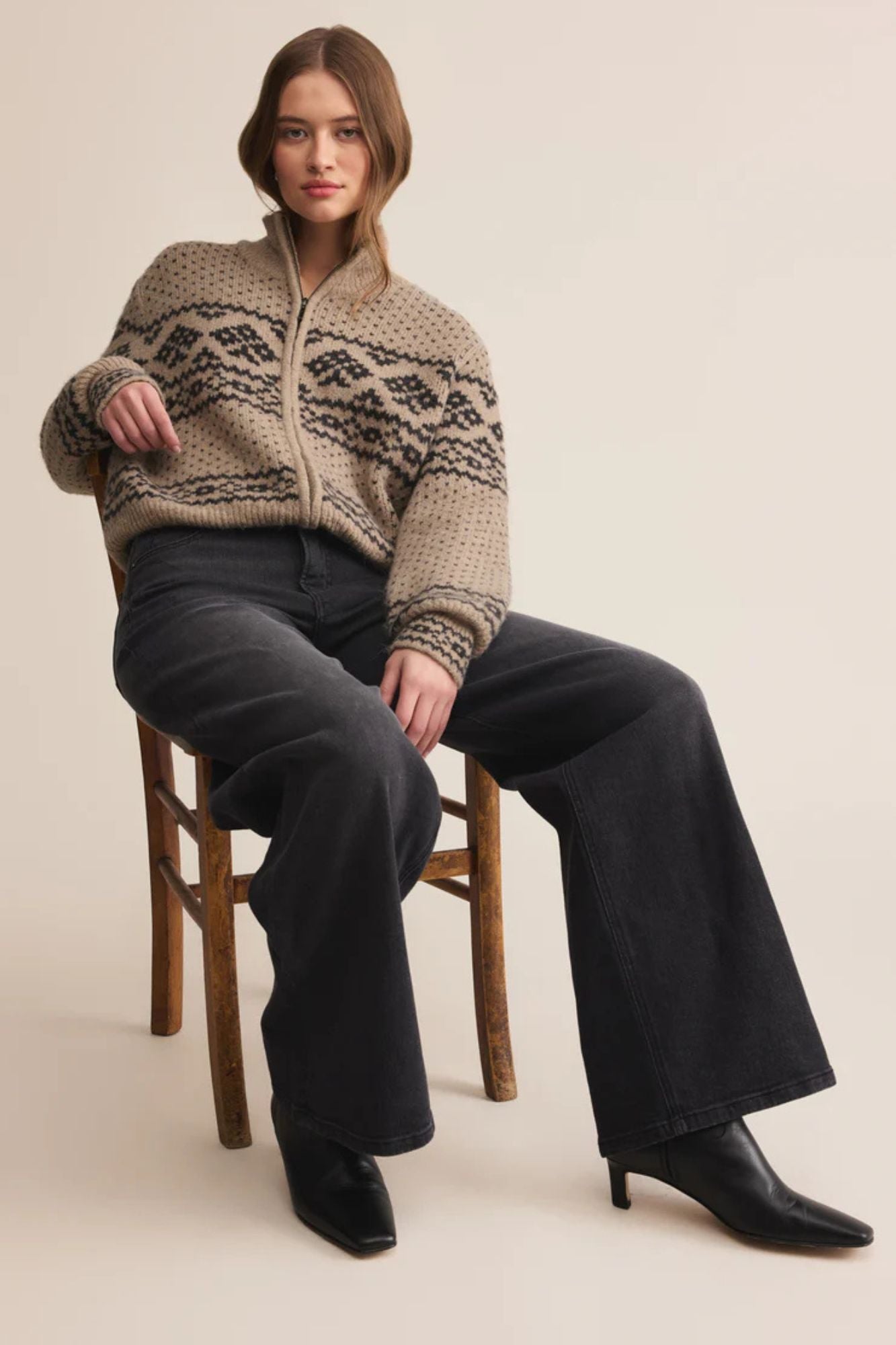 Bismarck Zip Cardigan