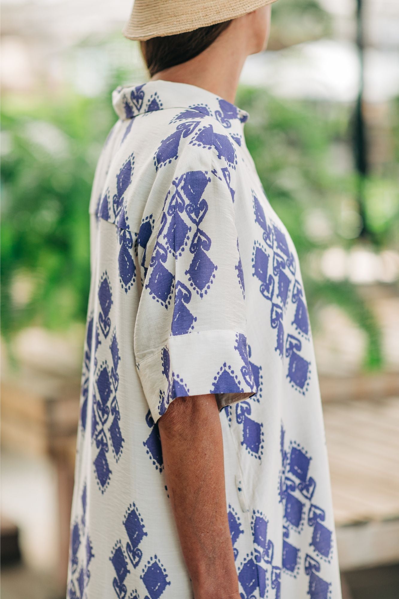 Kaftan With I-Kat Print
