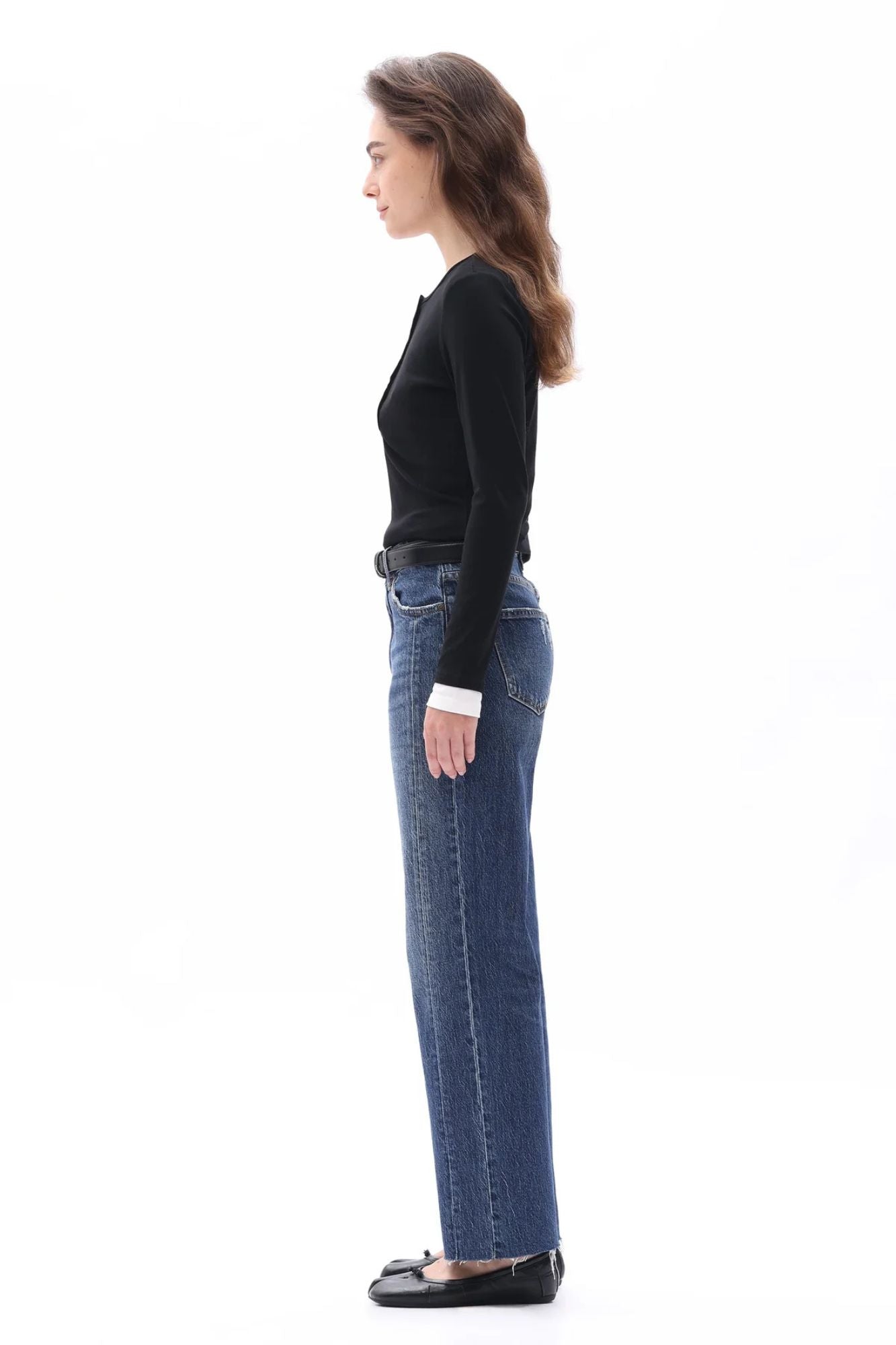 High Rise Straight Leg Jean