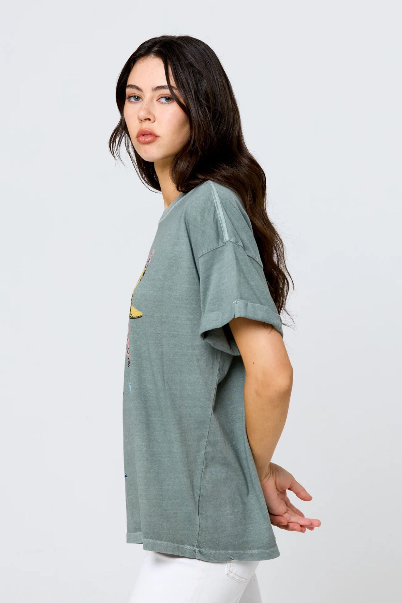 Cowboy Boots & Flowers Boyfriend Tee