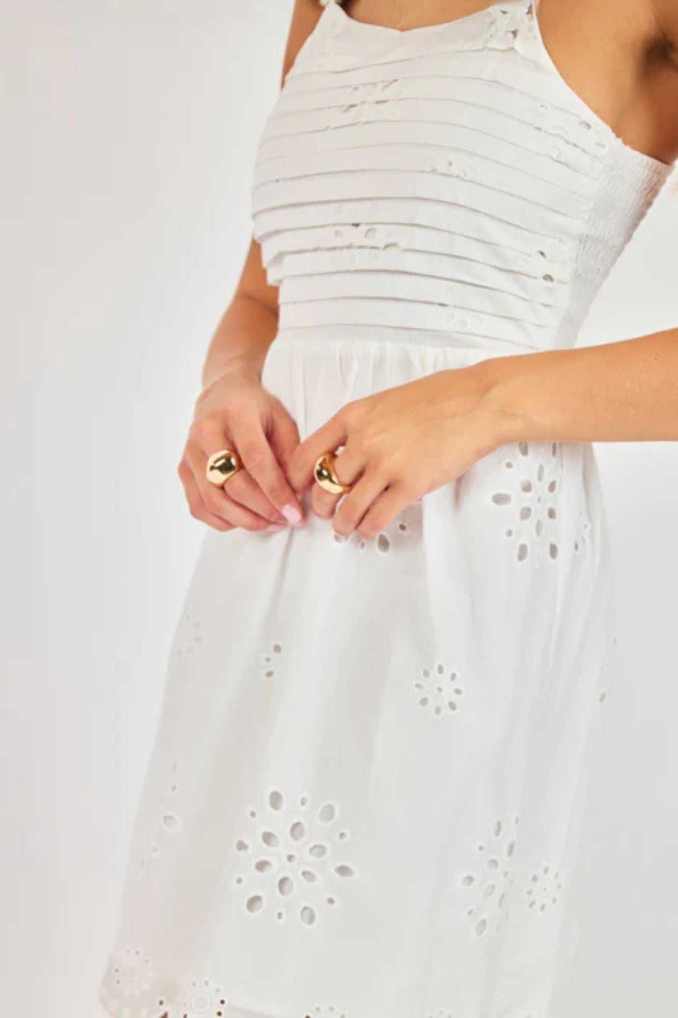 Bloomfield Eyelet Mini Dress