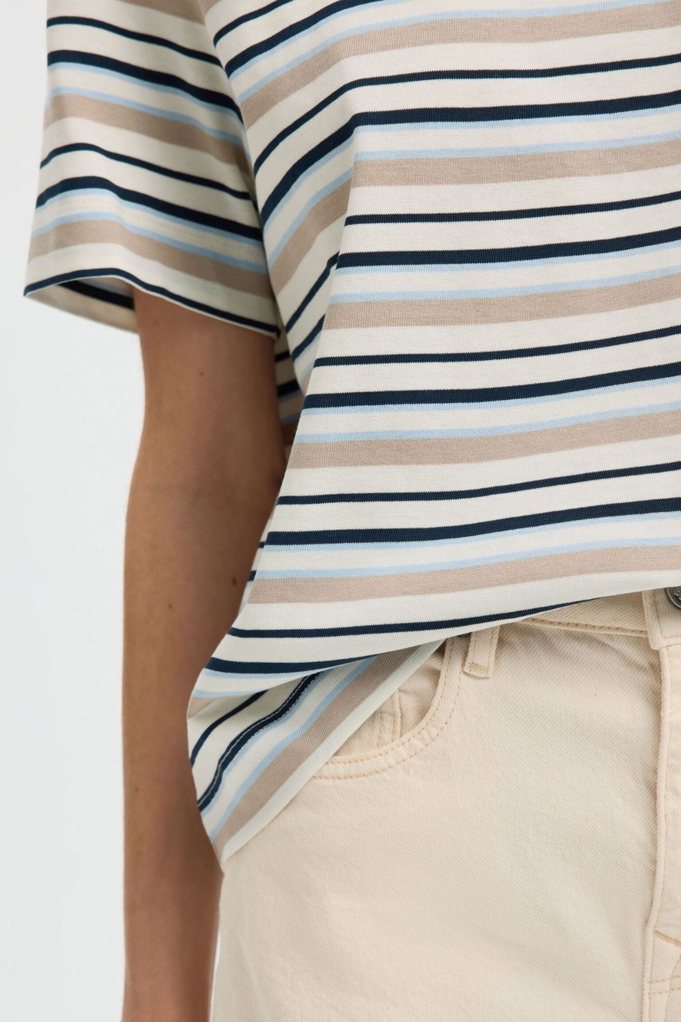 Striped Boxy Fit T-Shirt