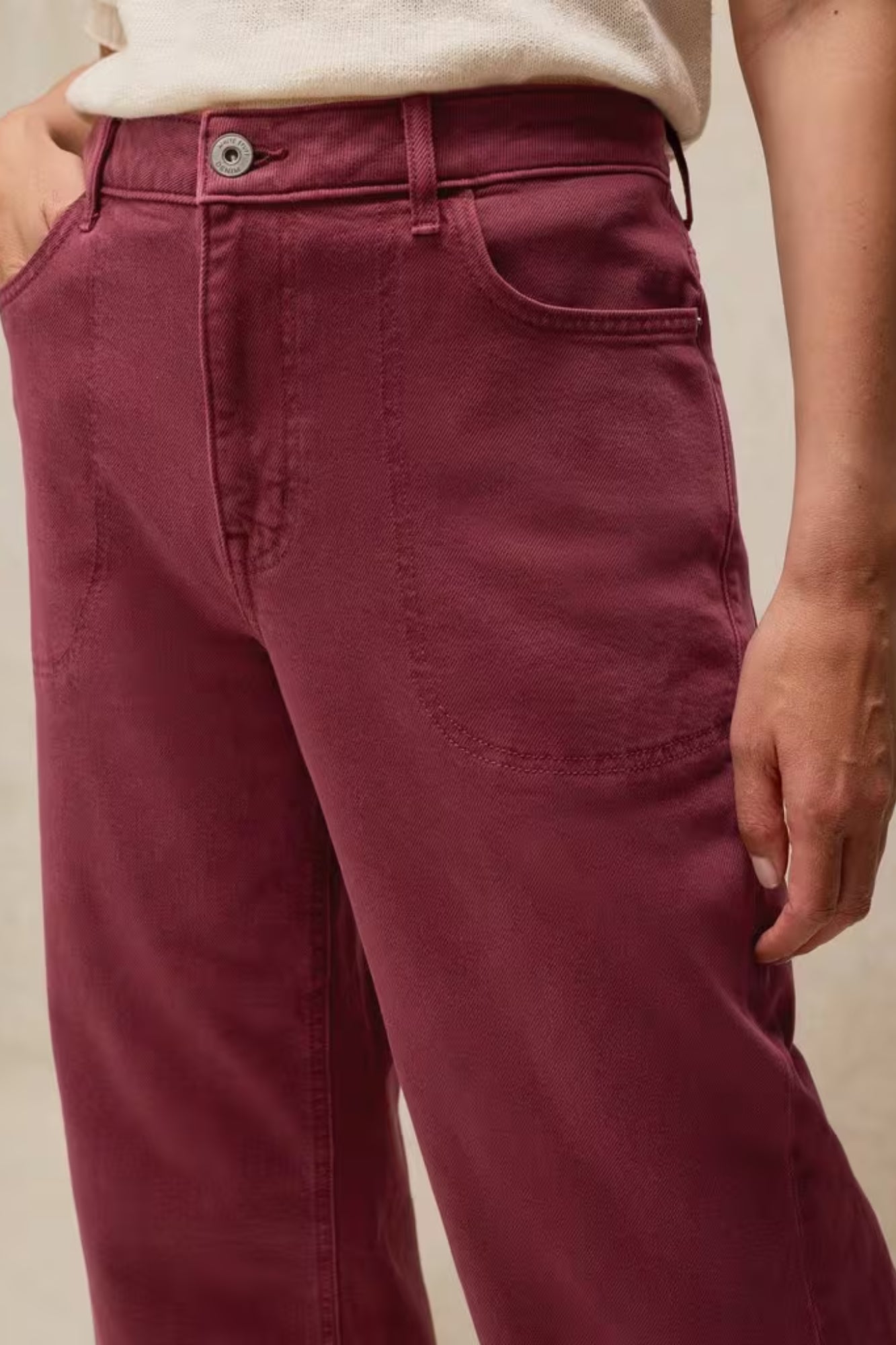 Tia Wide Leg Crop Jean