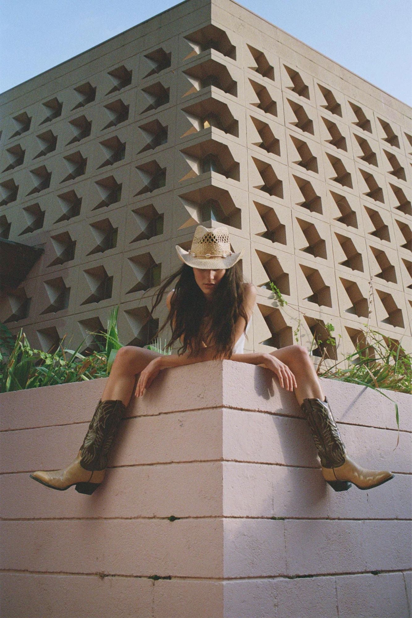 Seashells Cowboy Hat