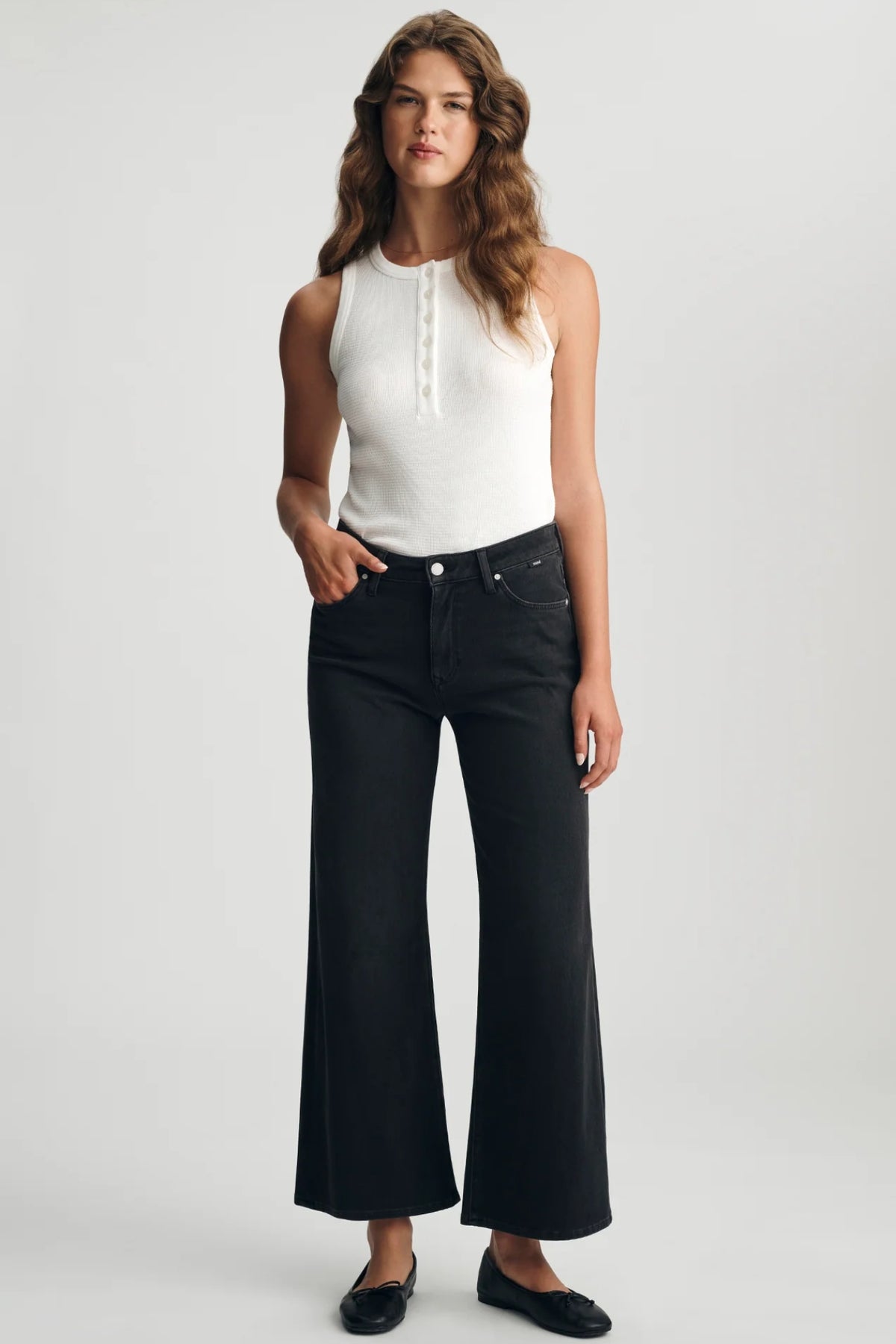 Paloma Mid Rise Wide Leg