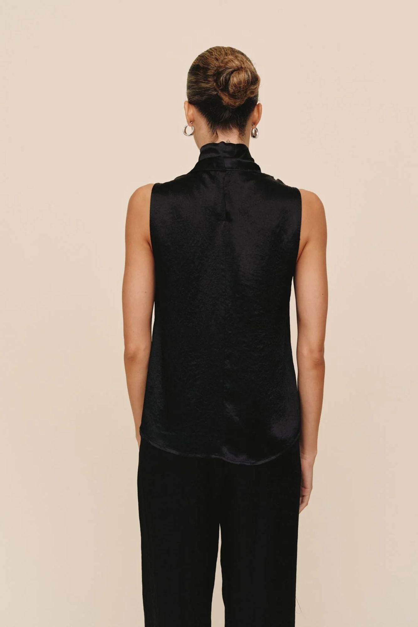 Scarf Neck Blouse
