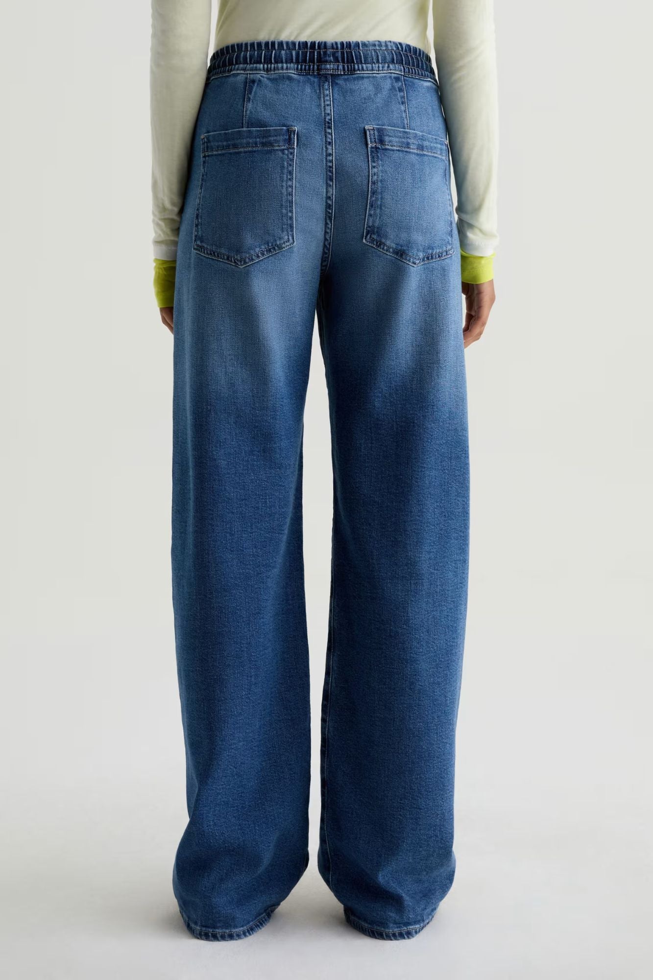 Adria Cinched Low-Rise Wide Leg