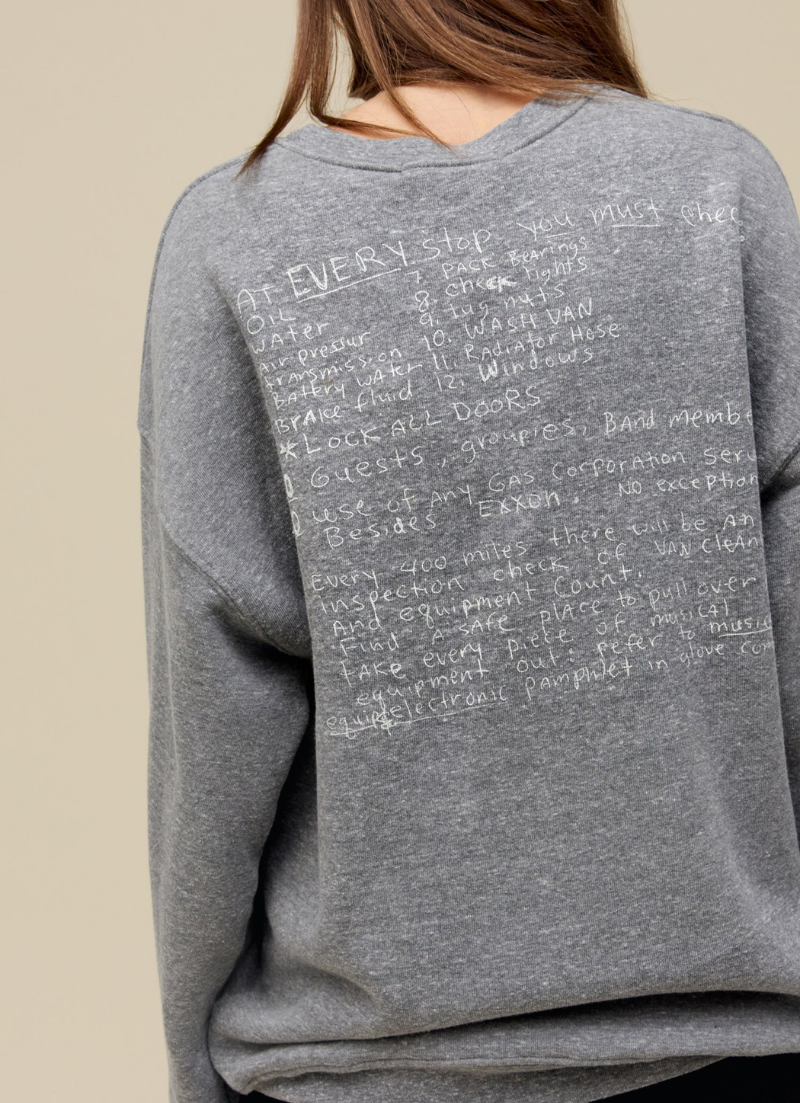 Kurt Cobain Notebook Sweatshirt