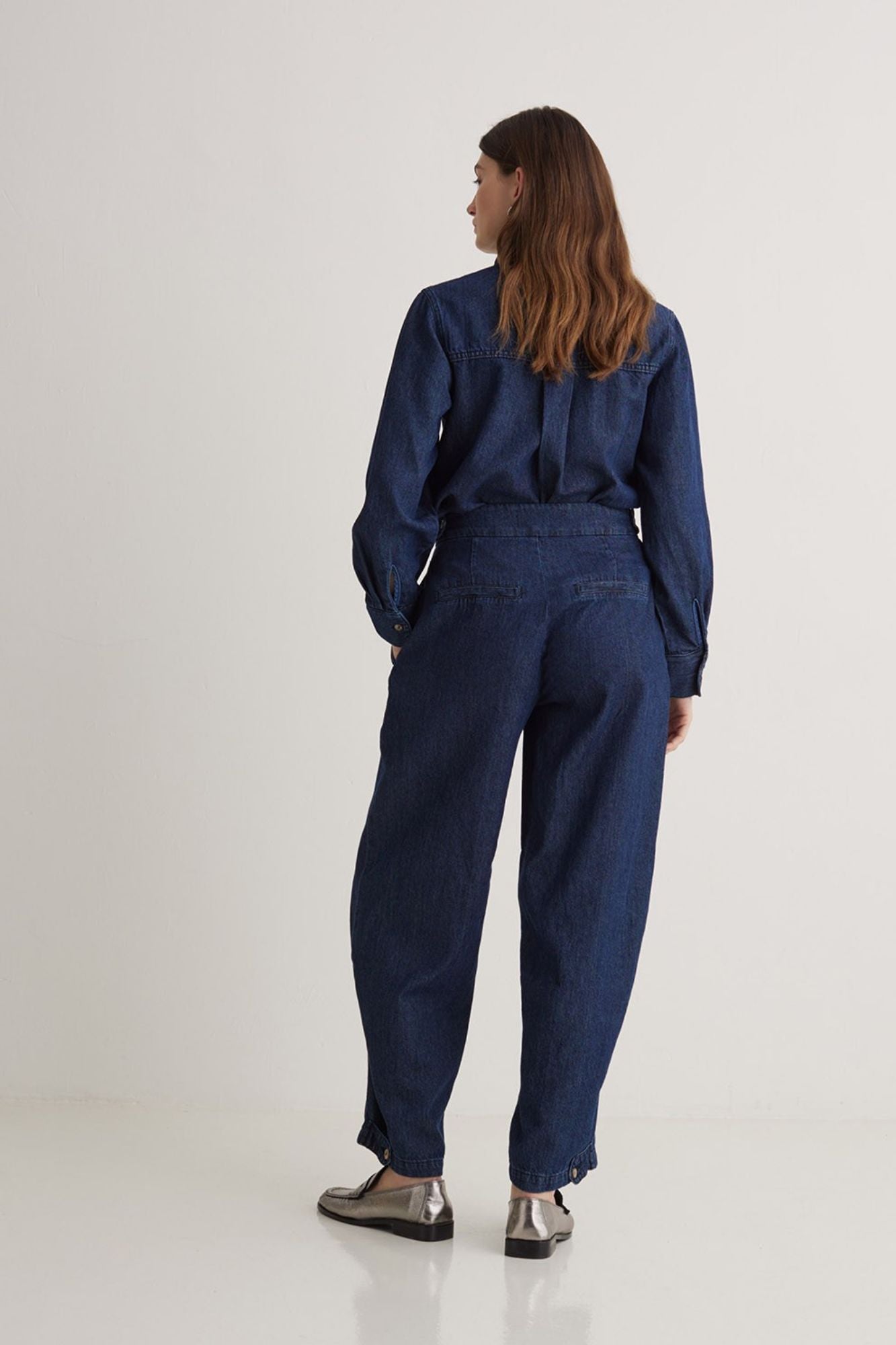 Balloon Denim Trousers